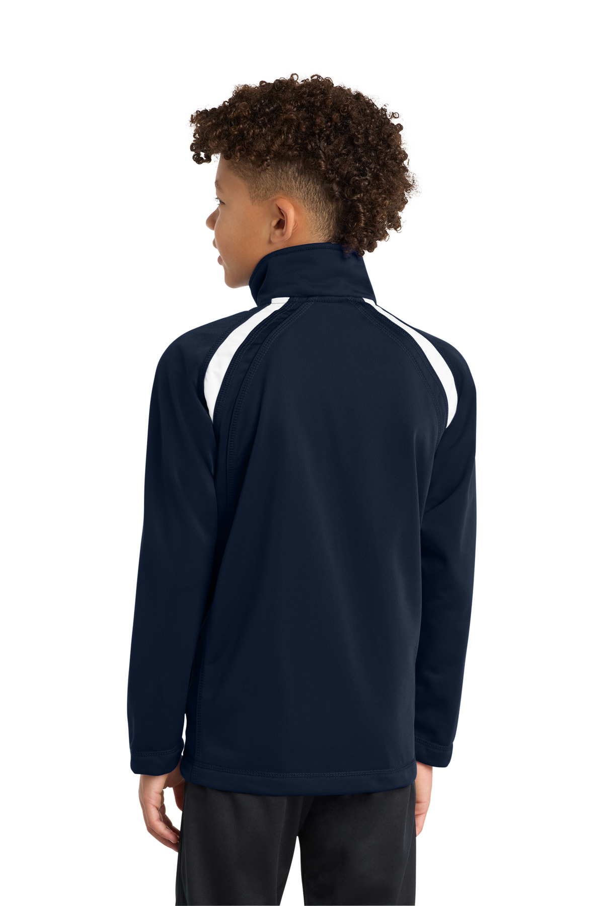Sport-Tek Youth Tricot Track Jacket. YST90 19