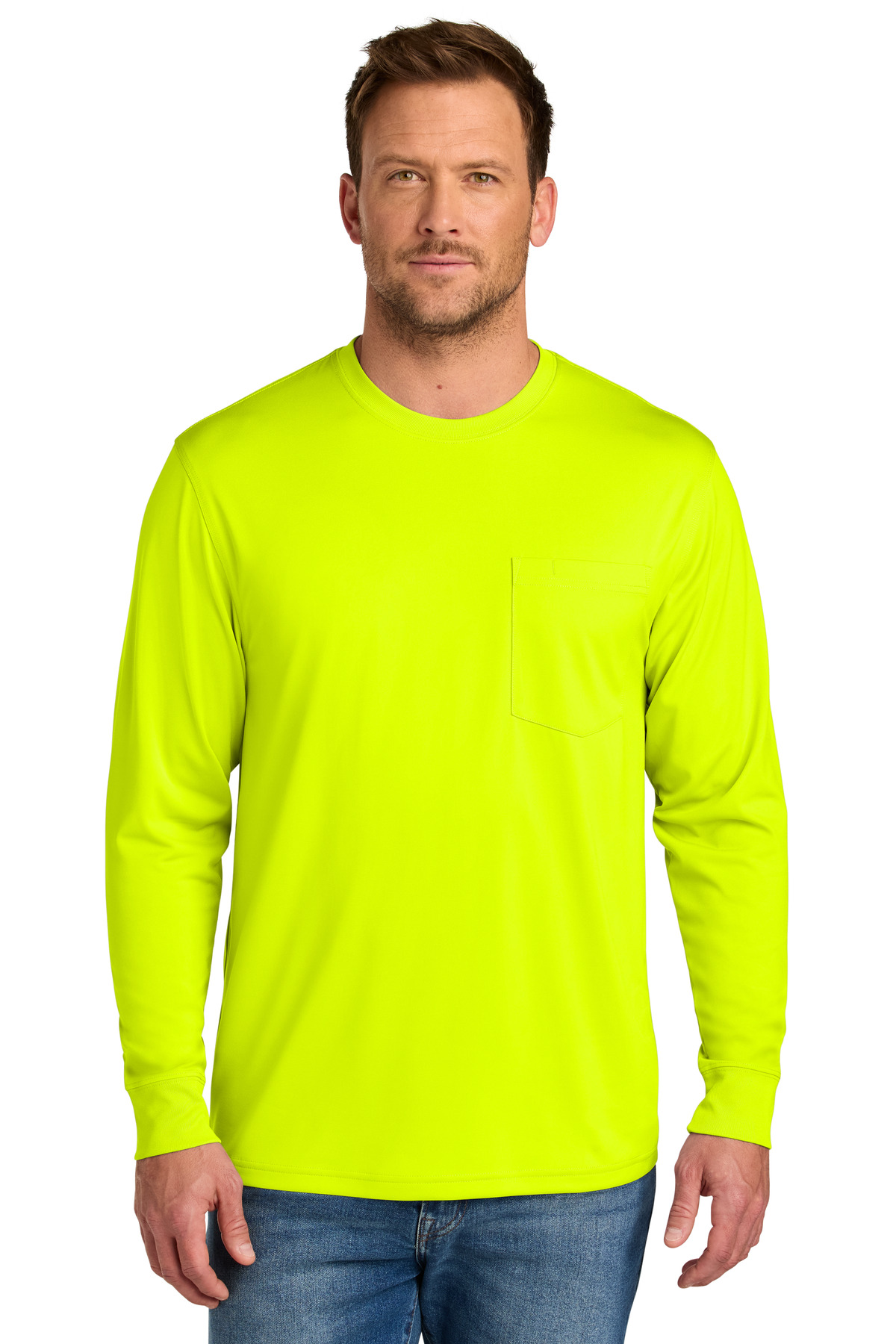 CornerStone Workwear Pro Long Sleeve Pocket Tee CS440LSP 32