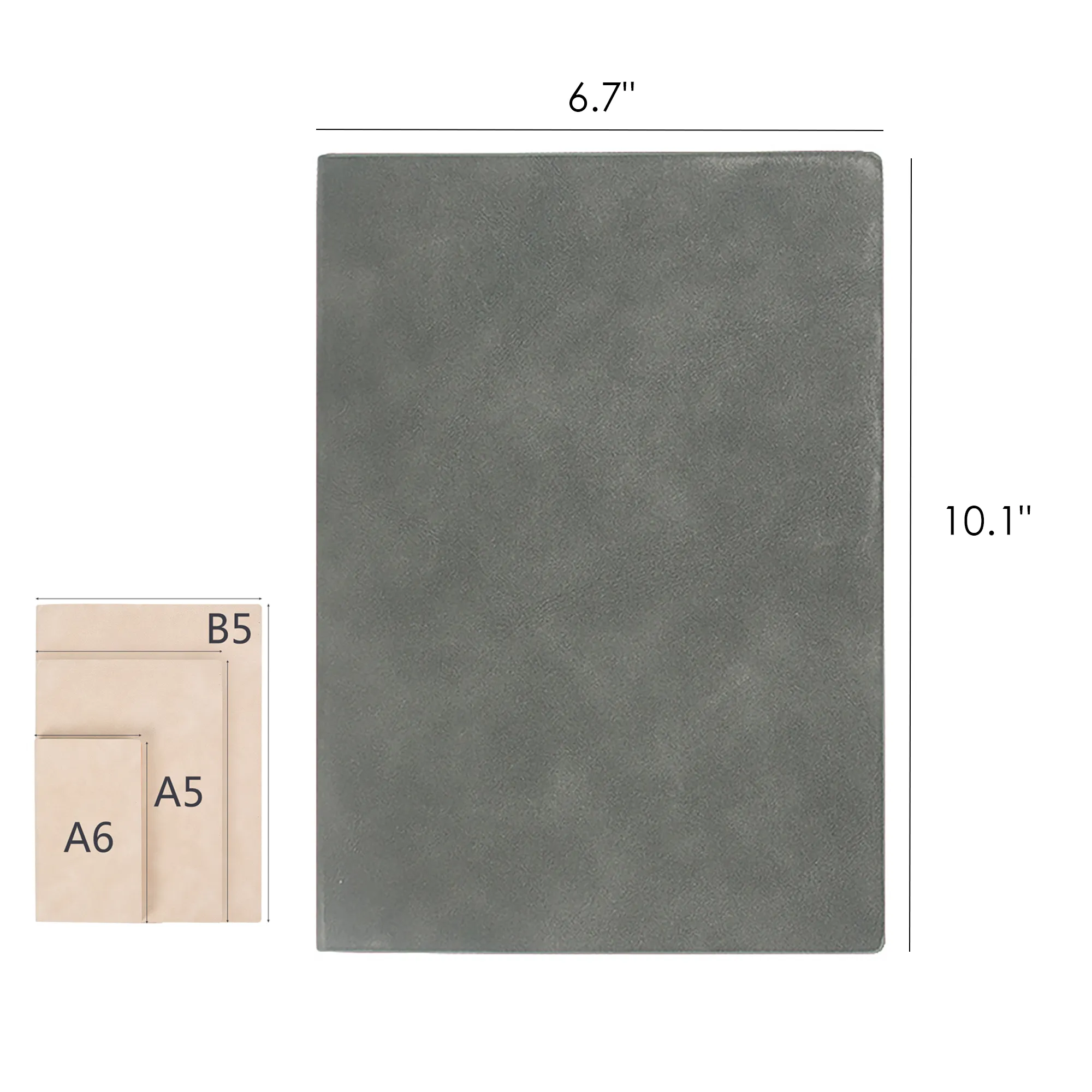10.1"x6.7" B5 PU Business Notebook MOQ 100PCS 6