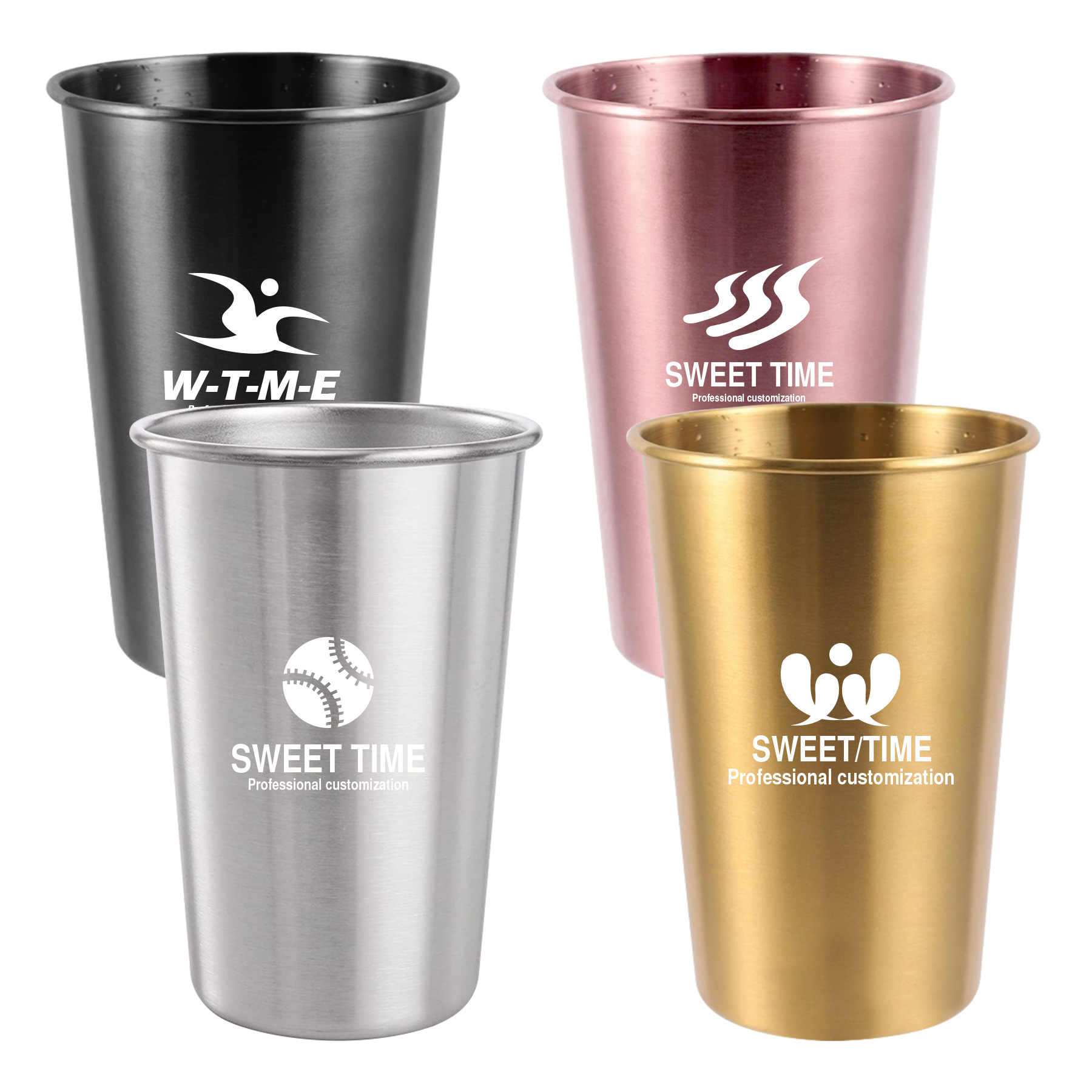 Stainless Steel Pint Cup 2