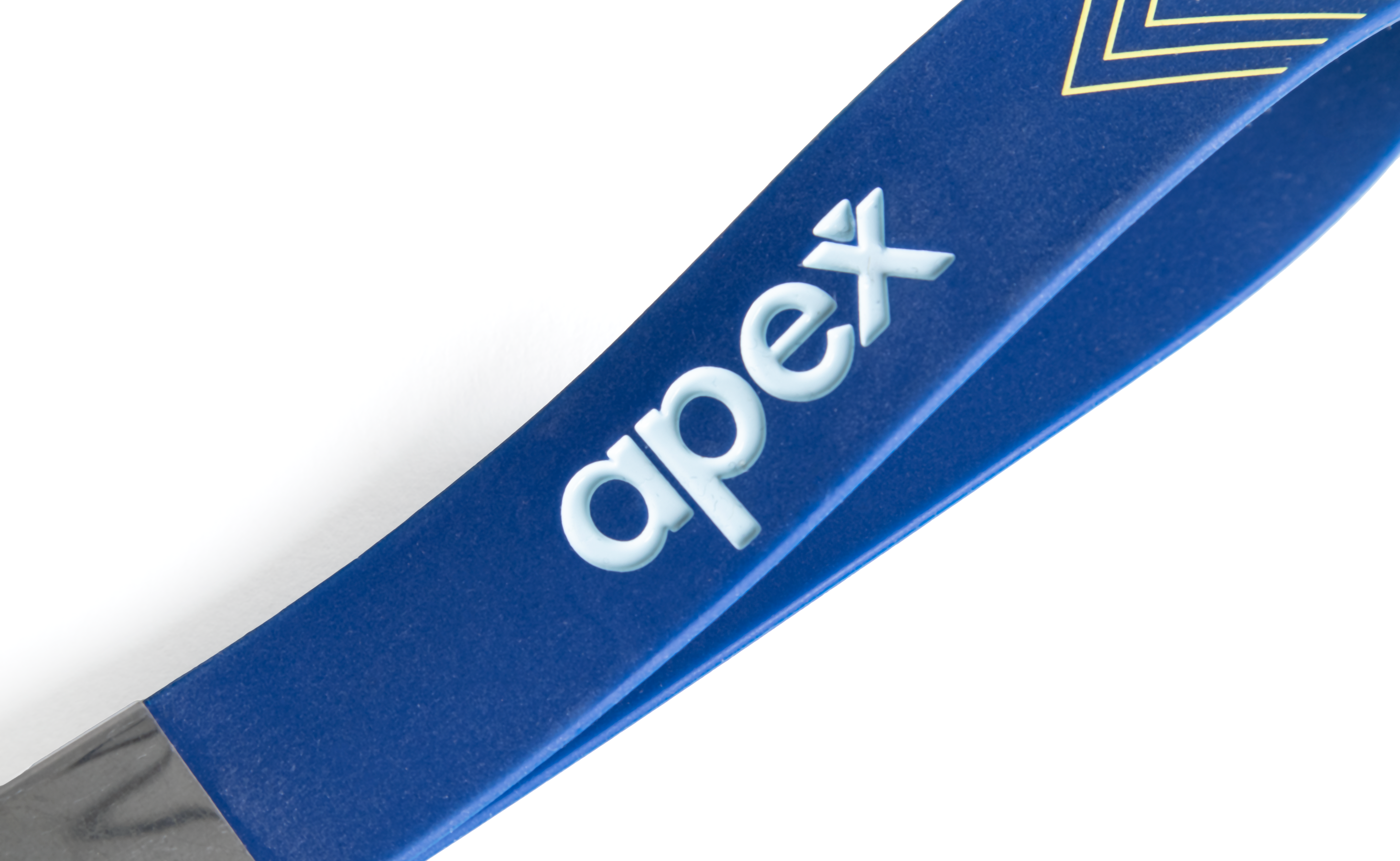 Silicone Key Rings Deboss with Color Fill