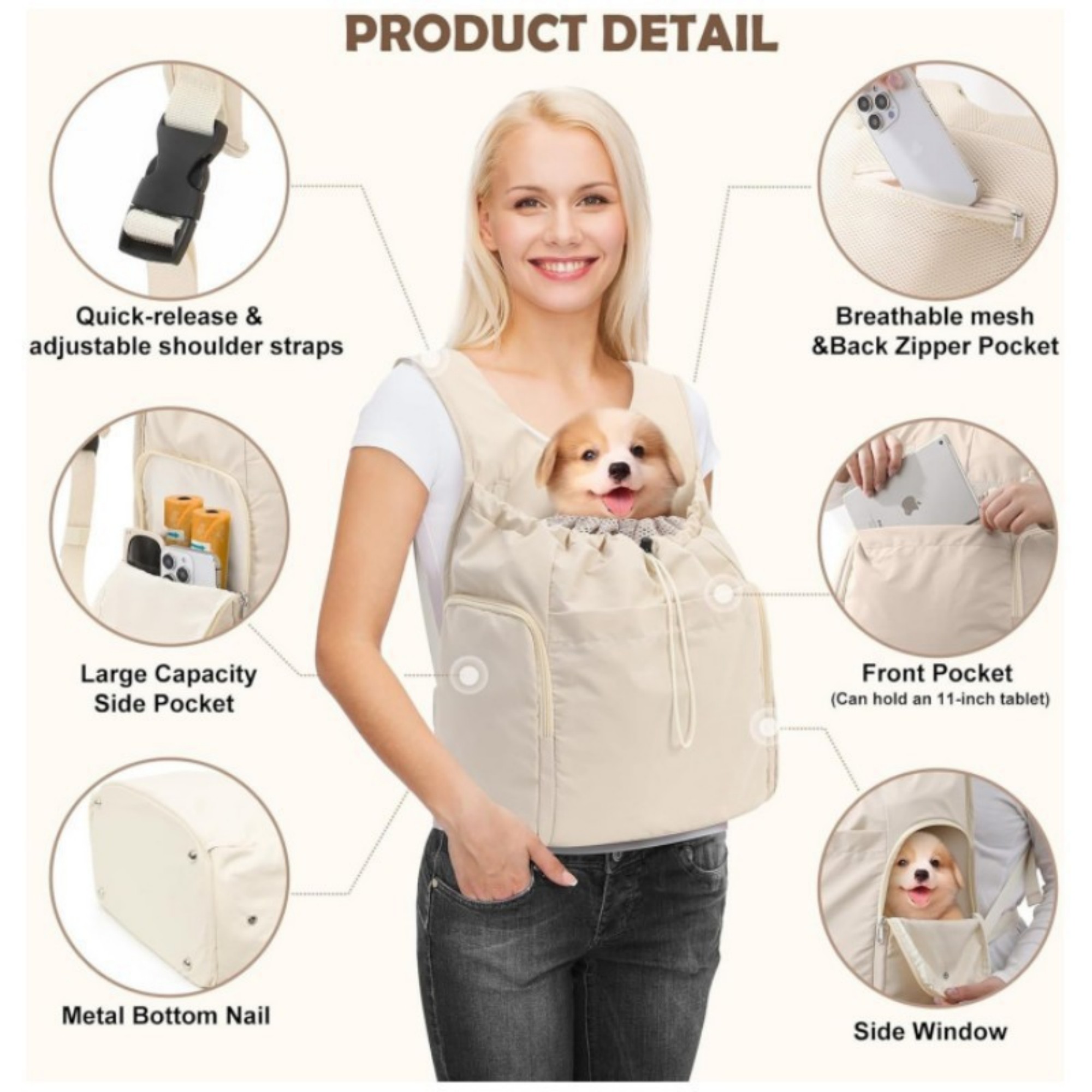 Dog Front Carrier Backpack 4