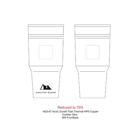 Arctic Zone® Titan Thermal HP® Copper Tumbler 30oz 71