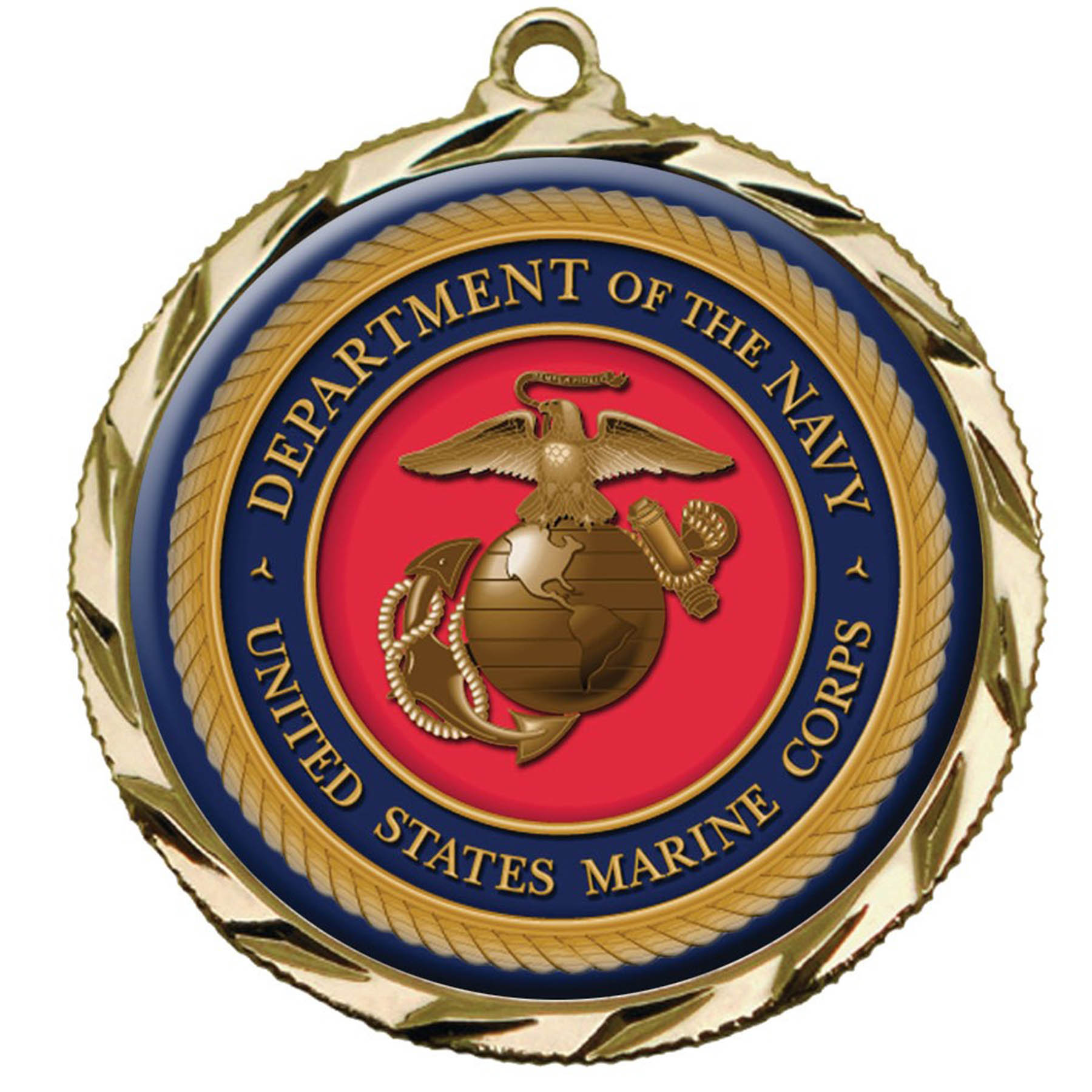 Digistock Medals: Raised Dart Patterned Border with 2" DIA Insert 2