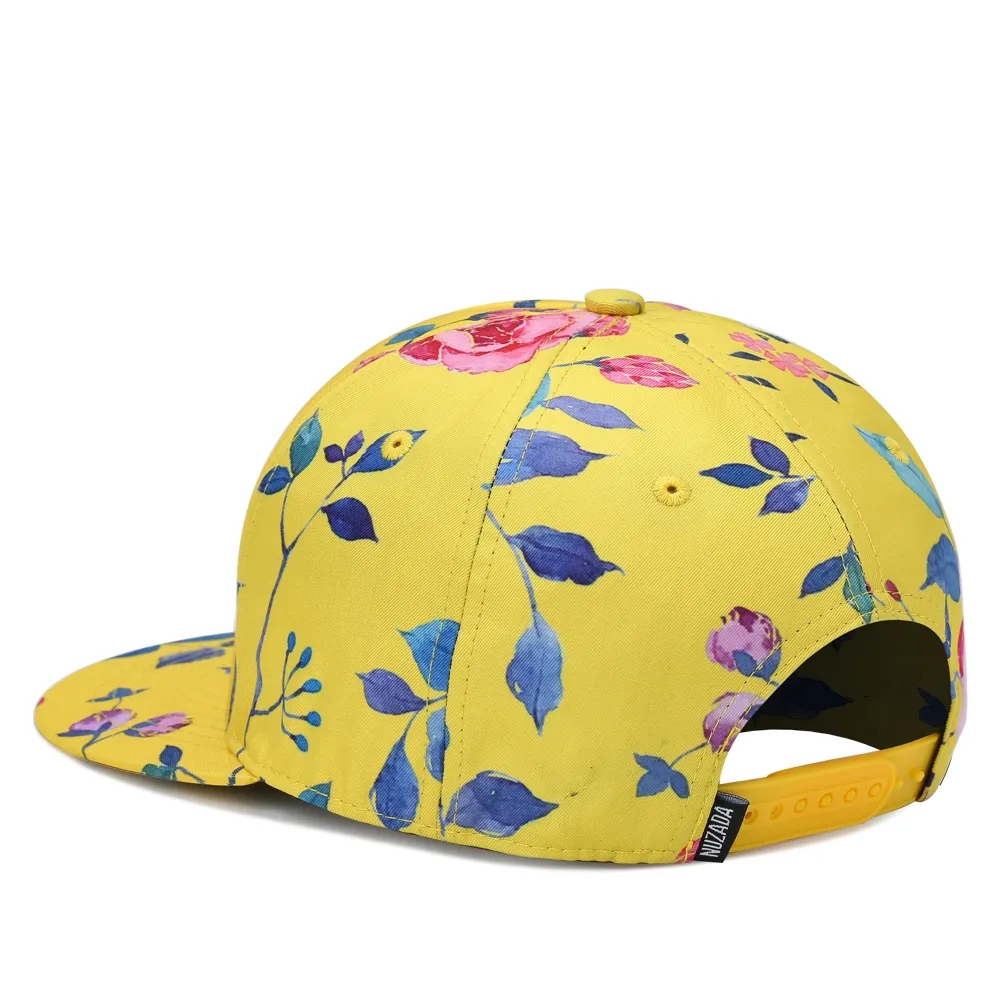 Floral Snapback Hat 2