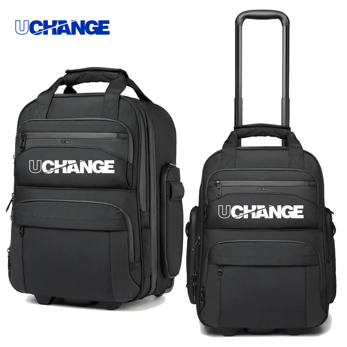 Wheeled Carry On Travel Bag With Telescoping Handle 4
