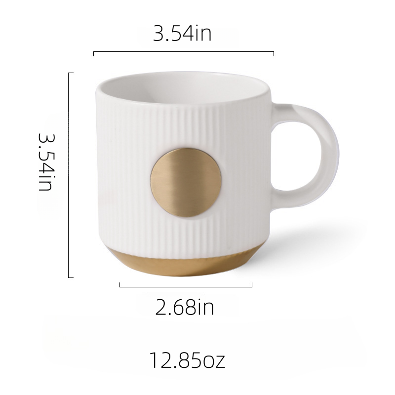 Custom Gold-rimmed Mug 1