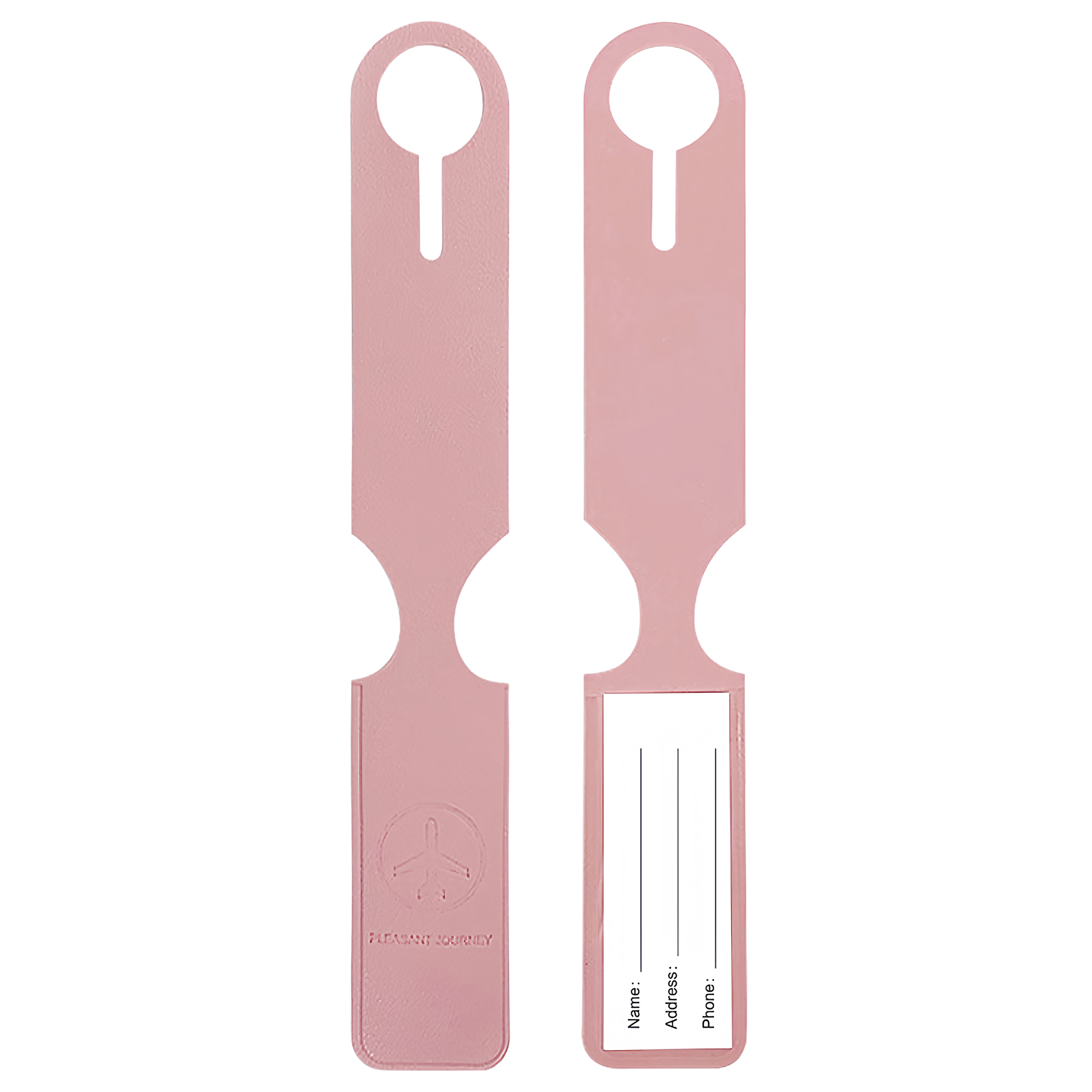PU Leather Strip Hanging Luggage Tag 7