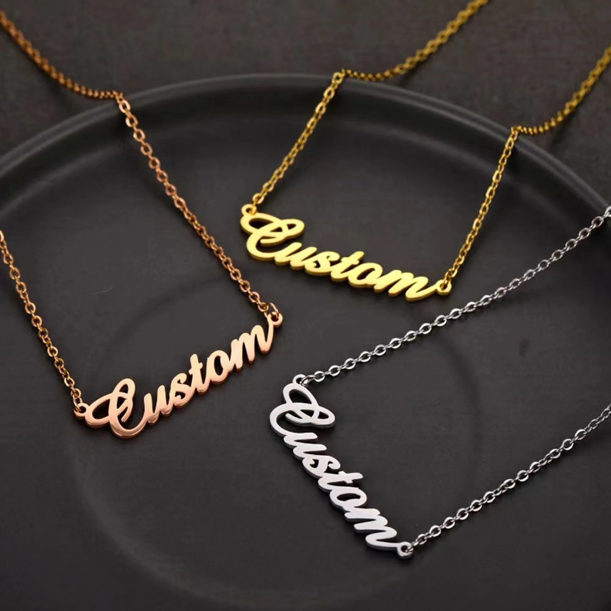 Stainless Steel Custom Name Necklace 1