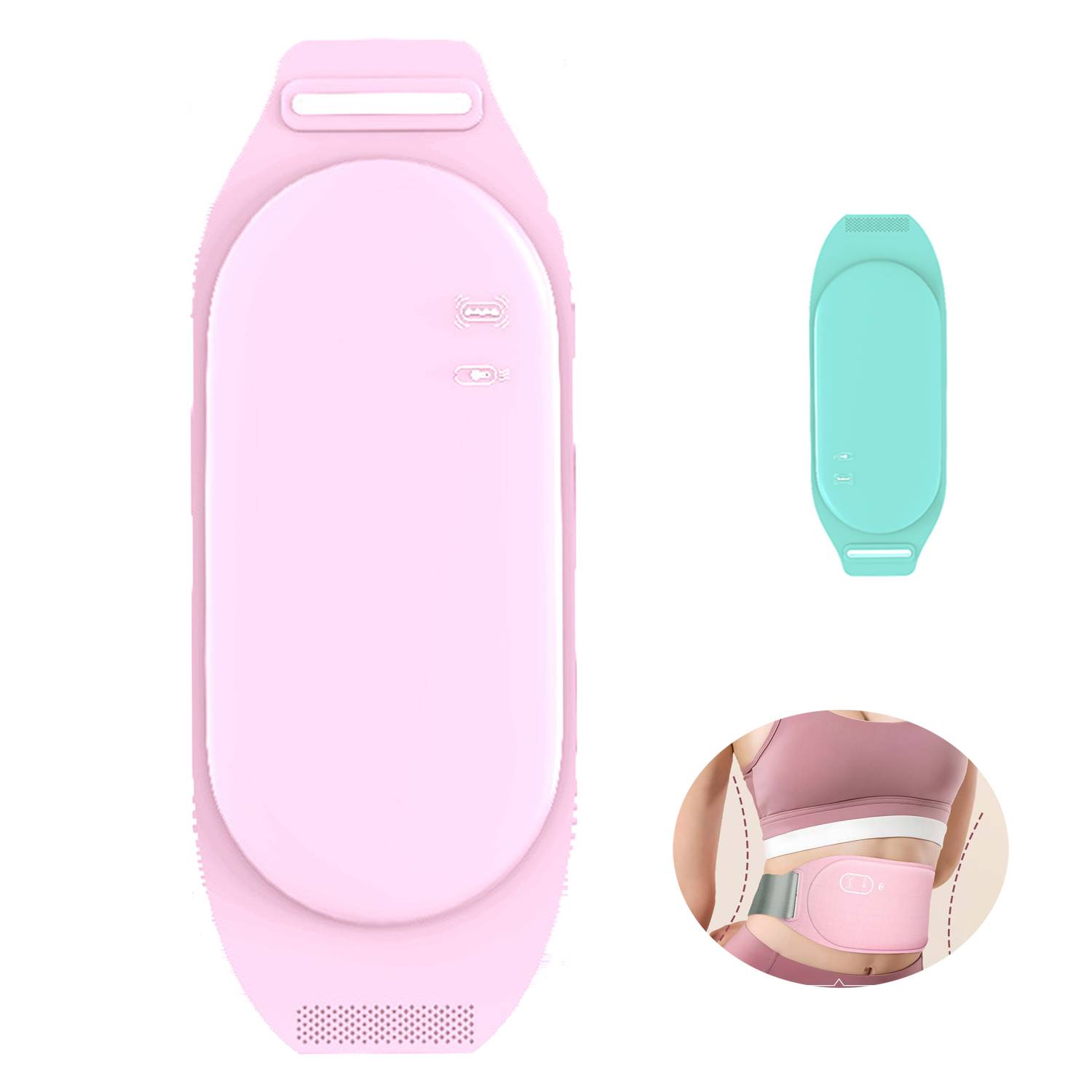 Menstrual Relief Heated Vibration Massage Belt 3