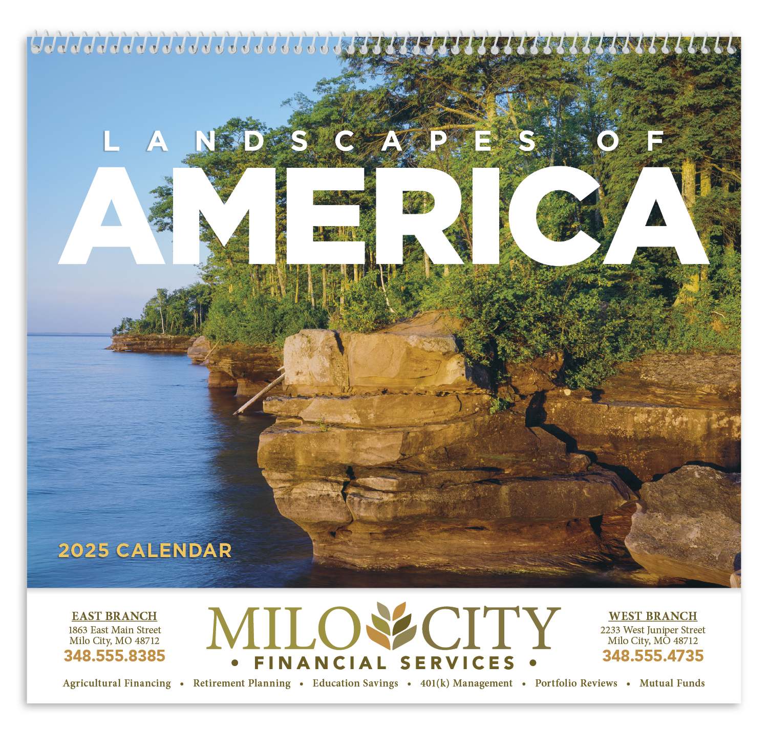 Good Value™ Landscapes of America - Spiral Calendar 16
