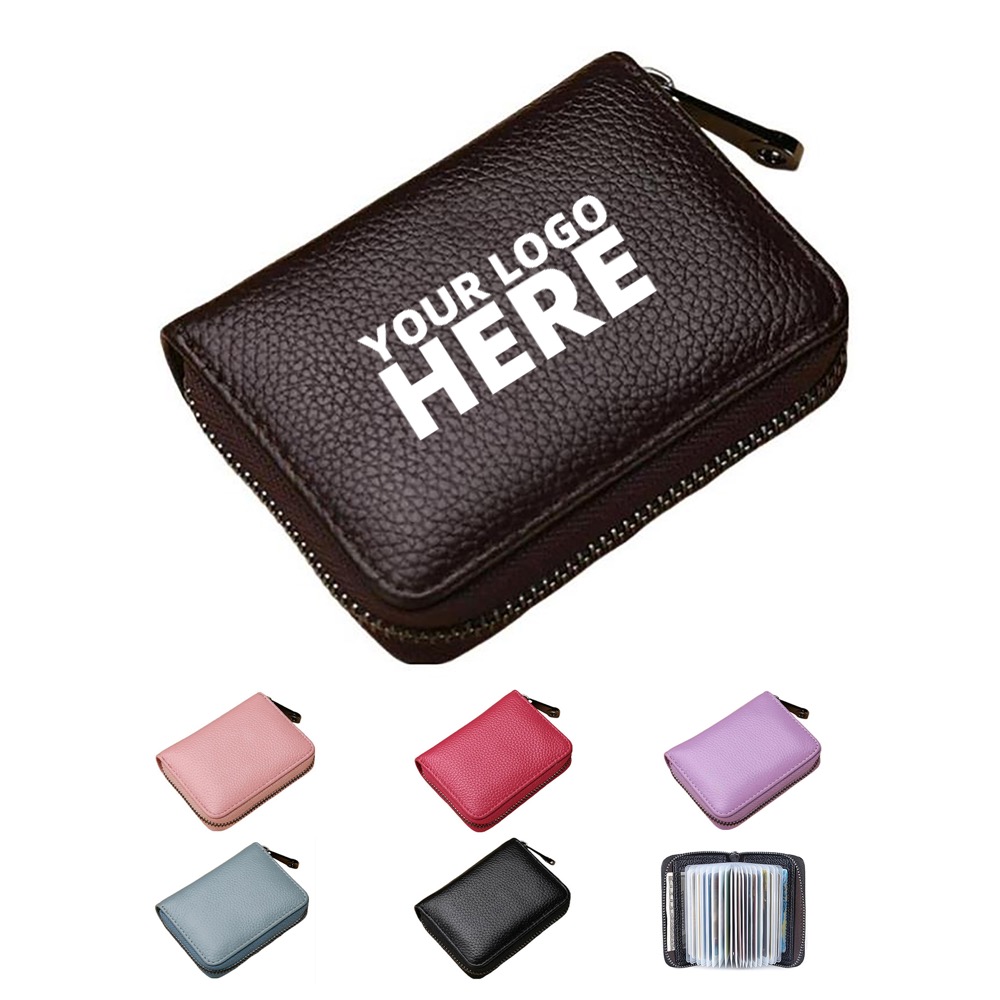 RFID Leather Credit Card Bag 2