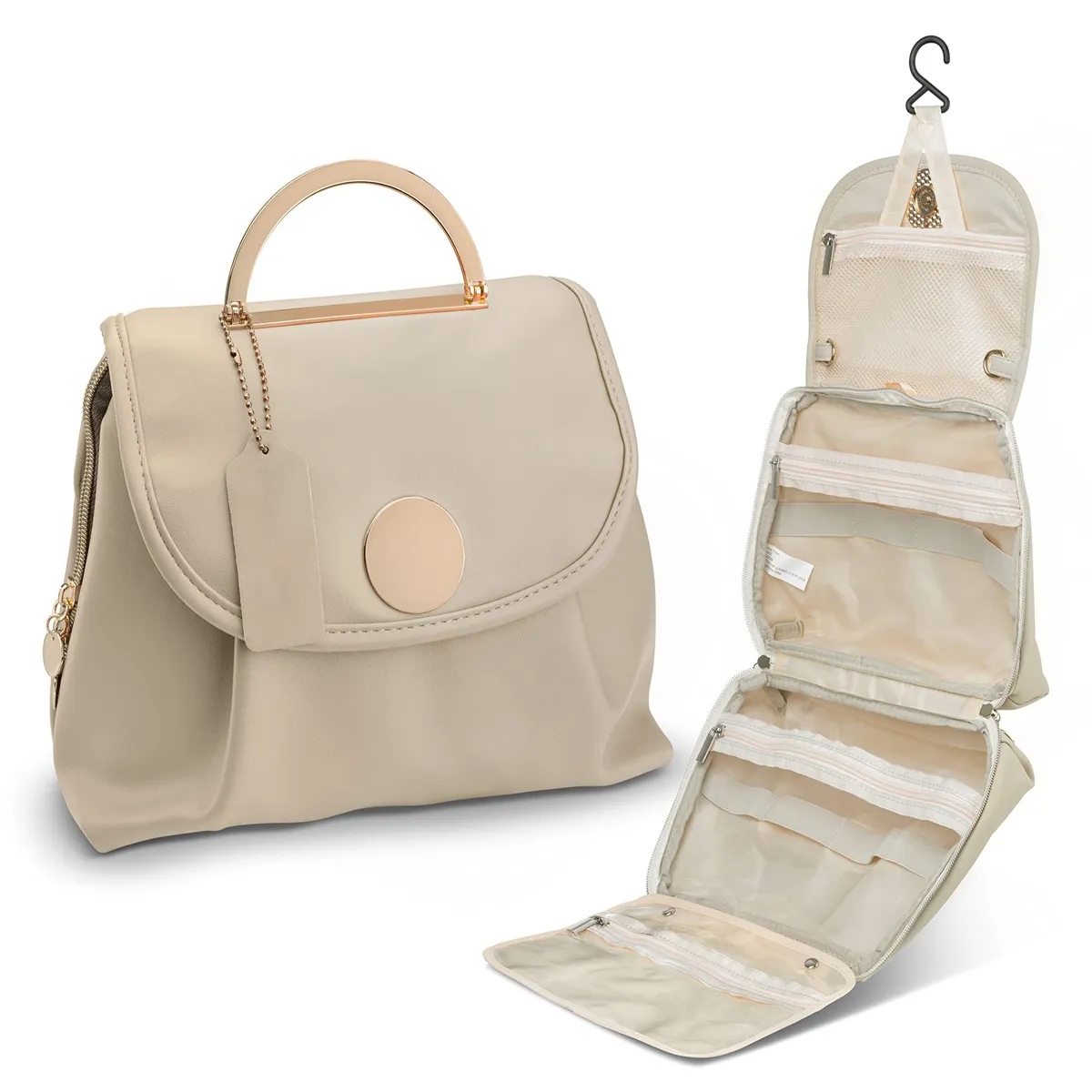 Multifunction Foldable Hanging Travel Toiletry Makeup Bag 5