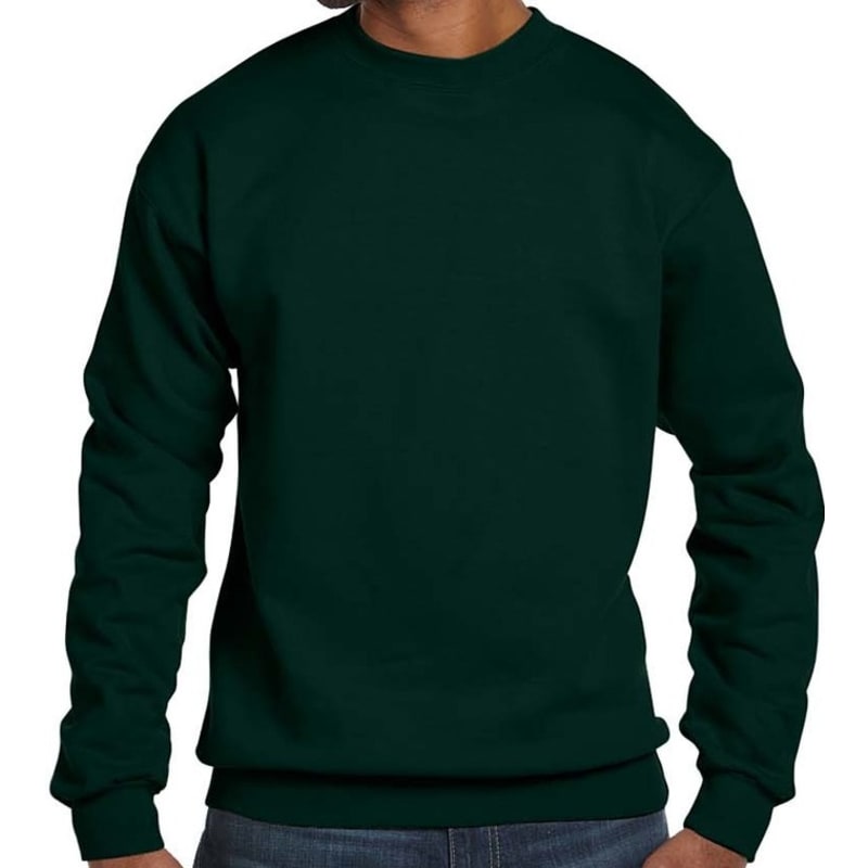 Hanes 7.8 Oz. ComfortBlend® EcoSmart® 50/50 Fleece Crew, custom hoodie or sweatshirt with logo imprint 8