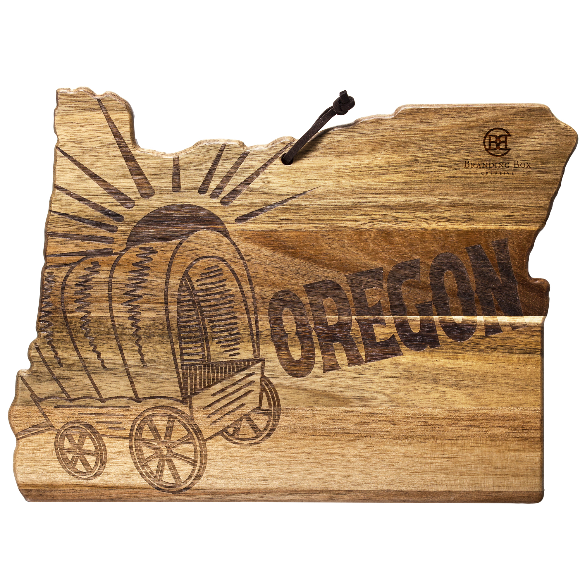 Rock & Branch® Origins Series Oregon State Shaped Cutting and Serving Board