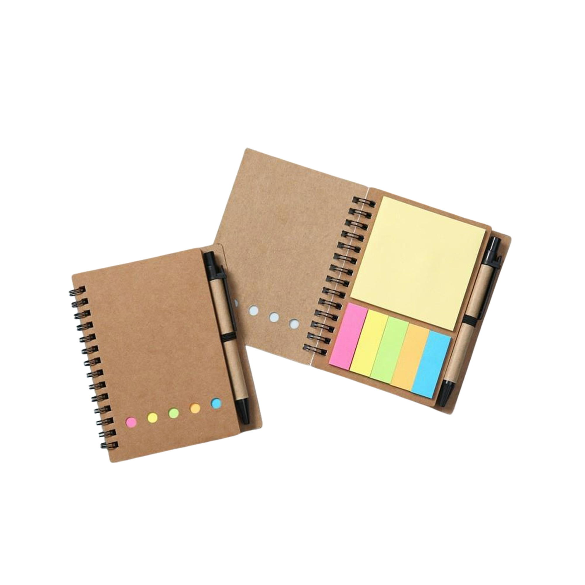 Kraft Paper Cover Spiral Steno Pocket Notebook 7