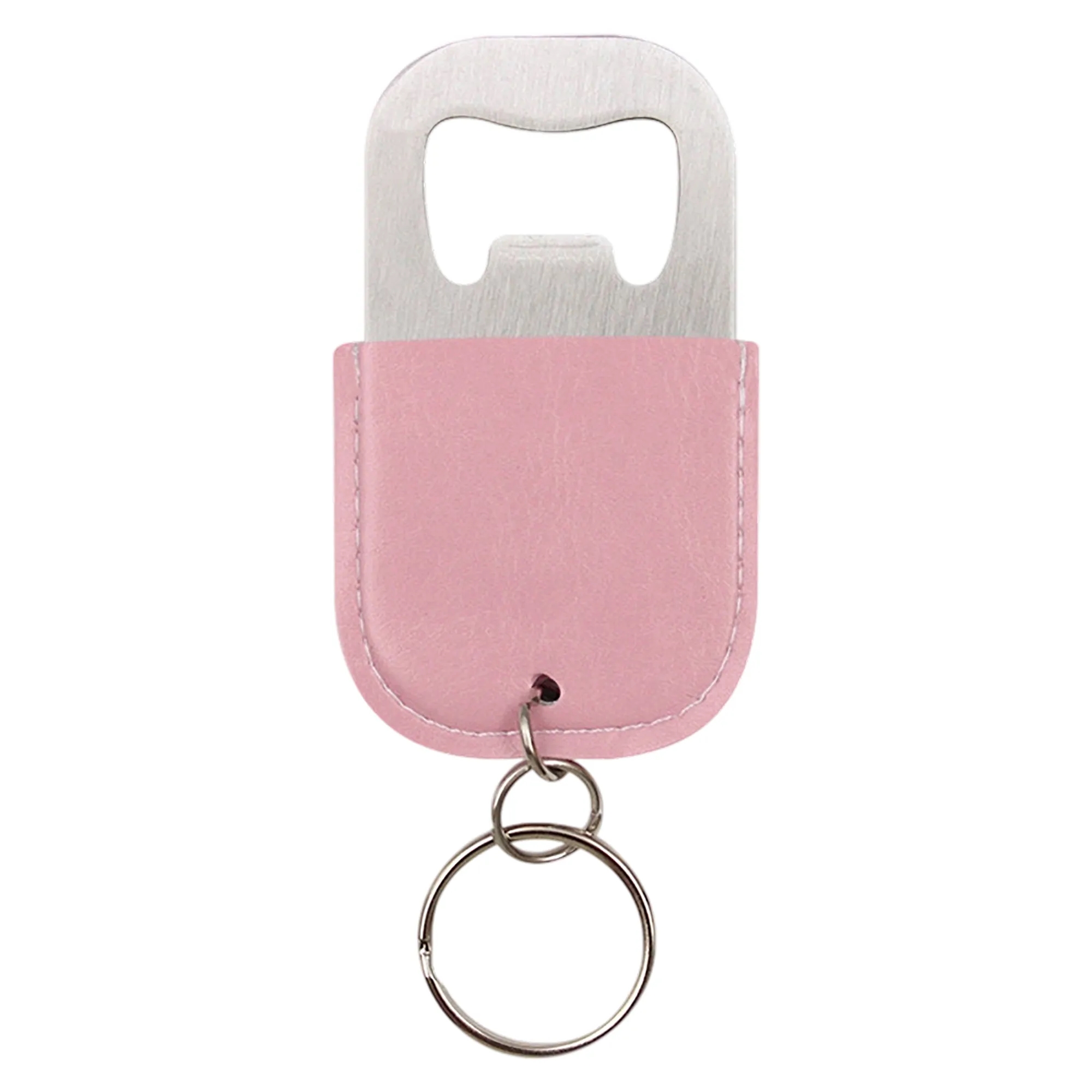 PU Stainless Steel Bottle Opener Keychain 11