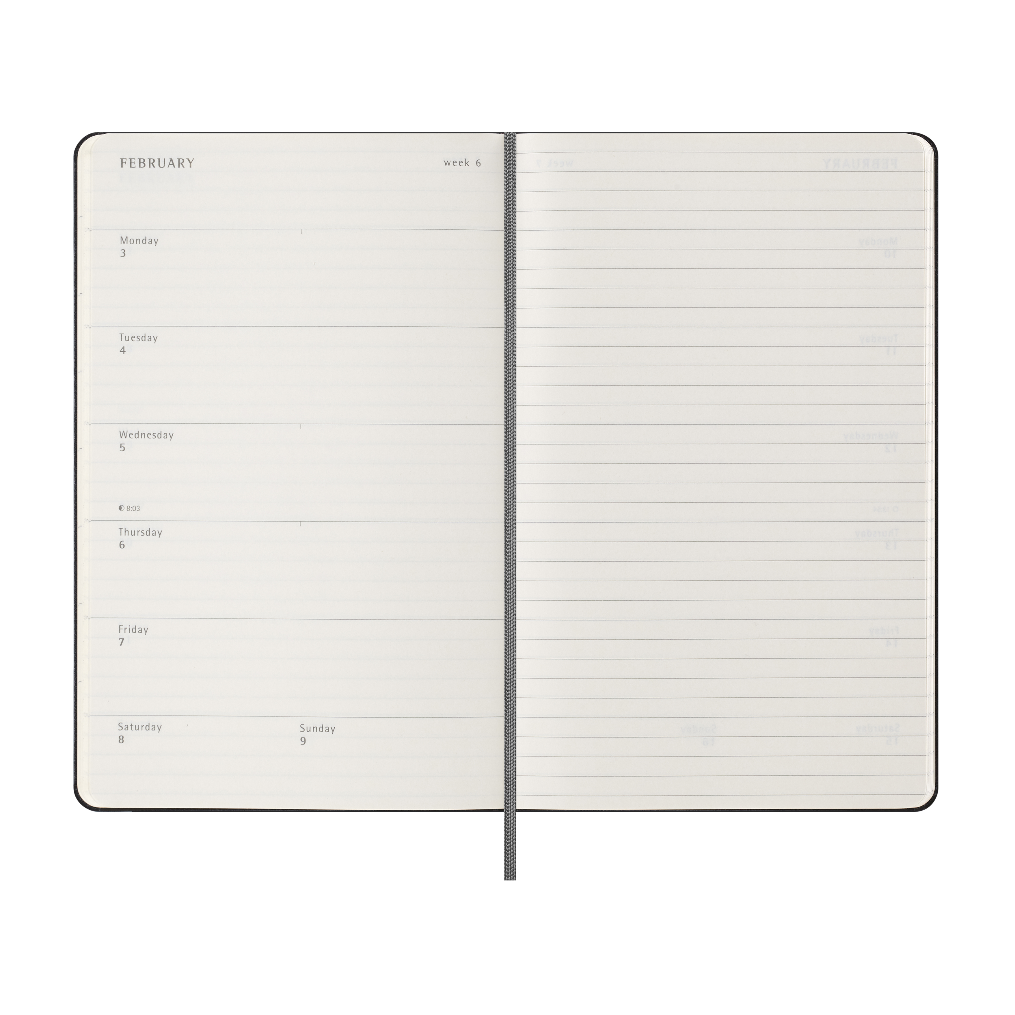 Hard Cover Large 12-Month Weekly 2025 Planner
