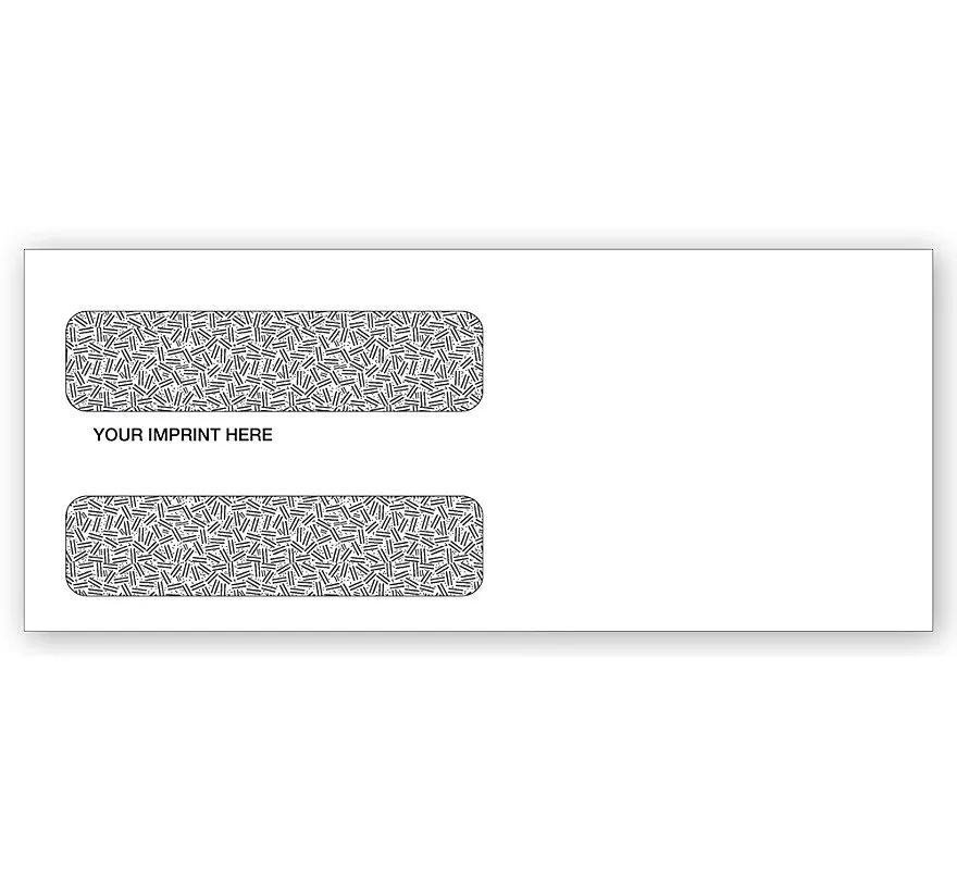 Envelopes - No. 9 Double Window, Gummed Flaps 2