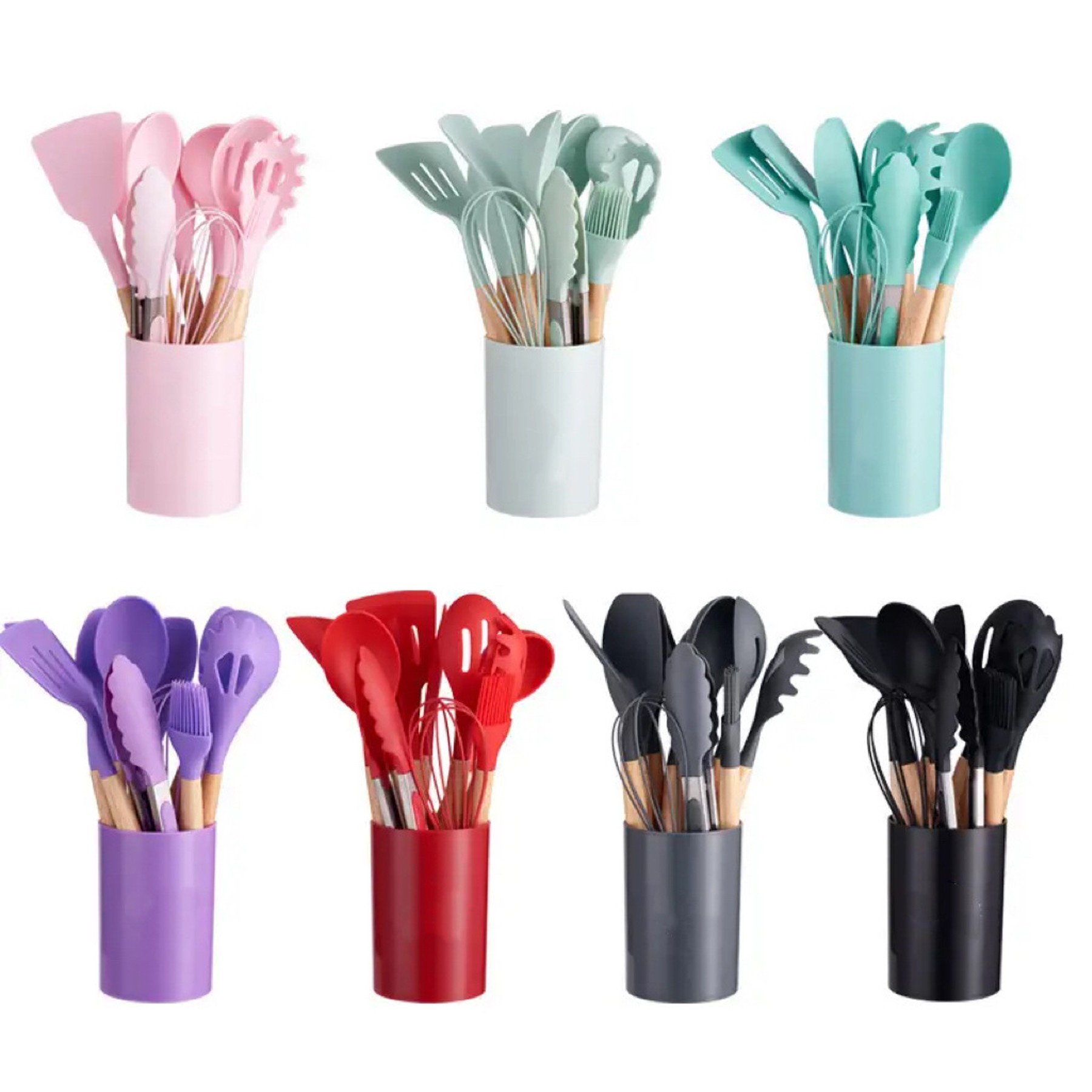 12-Piece Silicon Kitchen Utensil Set 2
