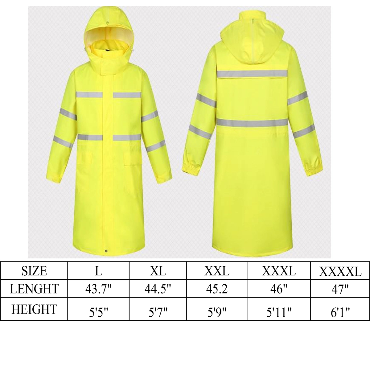 Reflective Raincoat 4