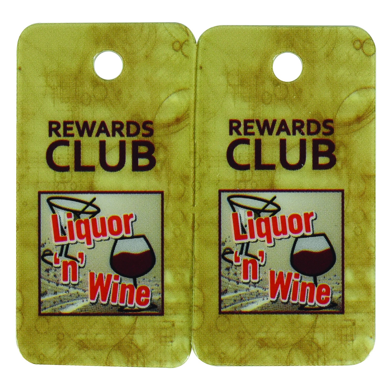 1.125"W x 2.125"H 2 Mini Keytag Combo 1