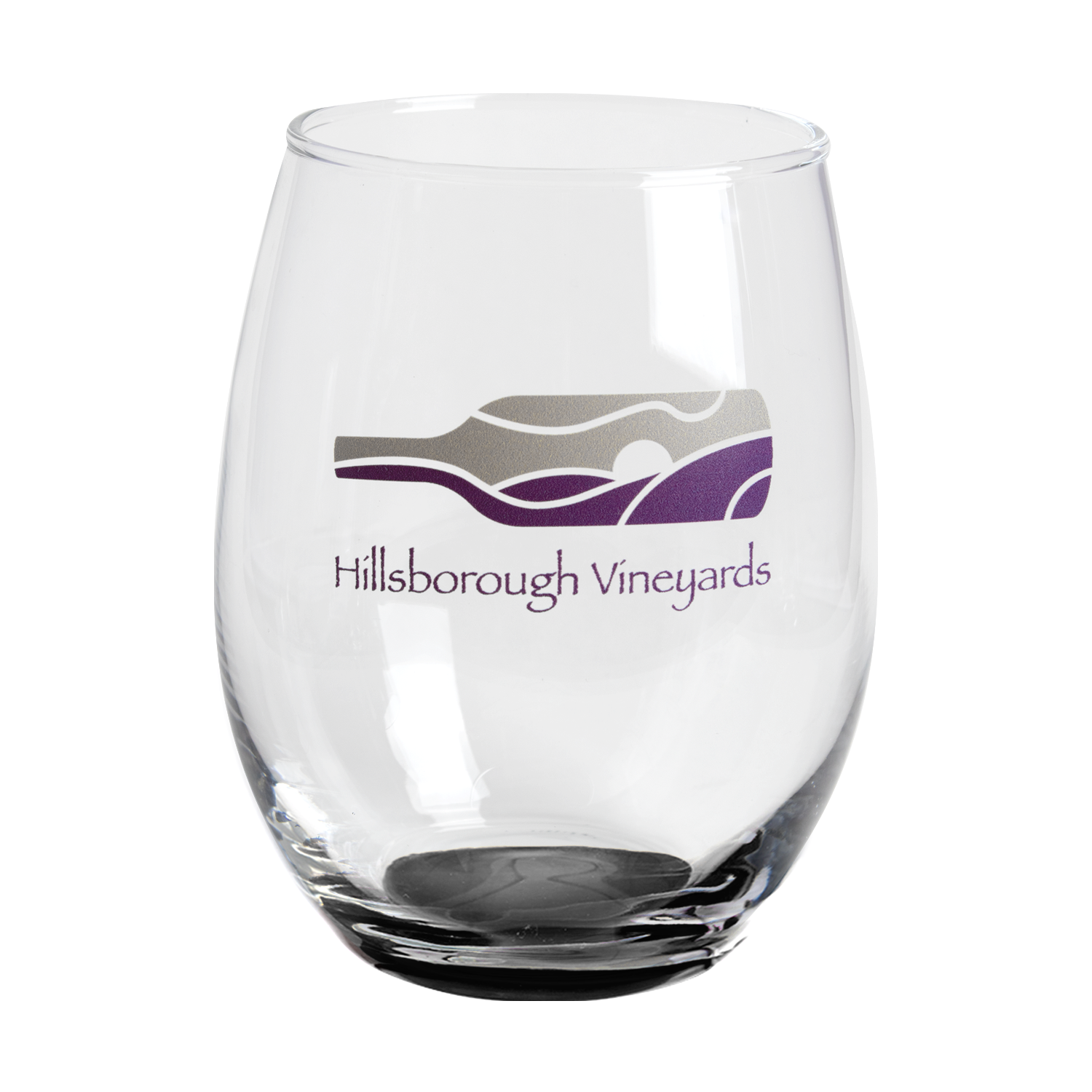 15 oz. Imported Stemless Wine Glass (2 Color Imprint) 3