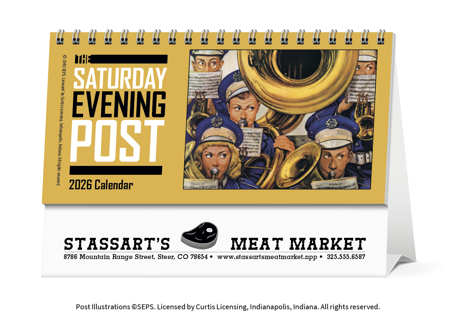Triumph® Calendars The Saturday Evening Post Desk Calendar 23