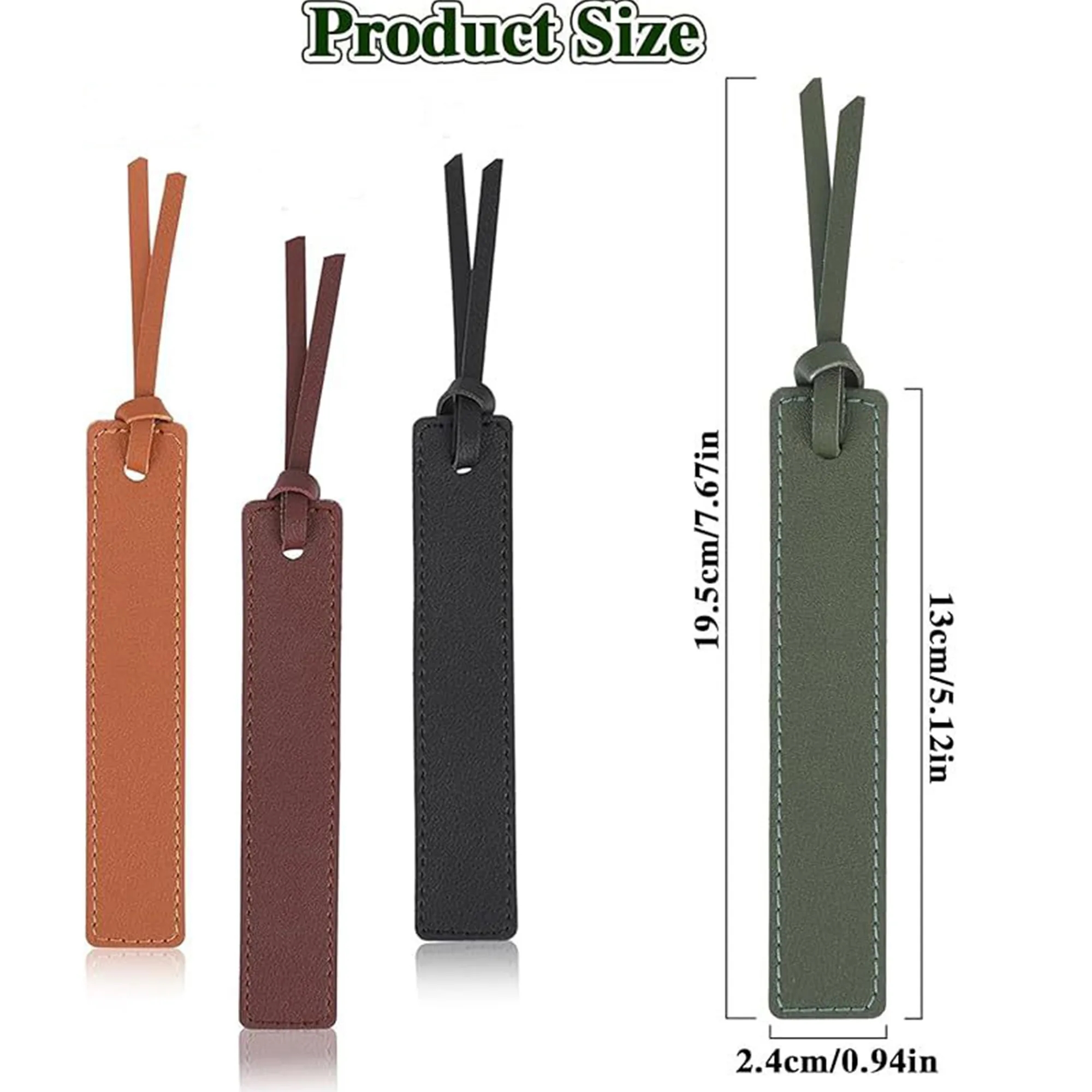Portable mini leather bookmark 3