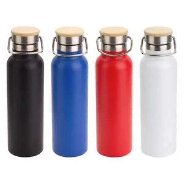 Barona 20 oz Vacuum Insulated Stainless Steel Bottle, custom water bottle with logo imprint 6
