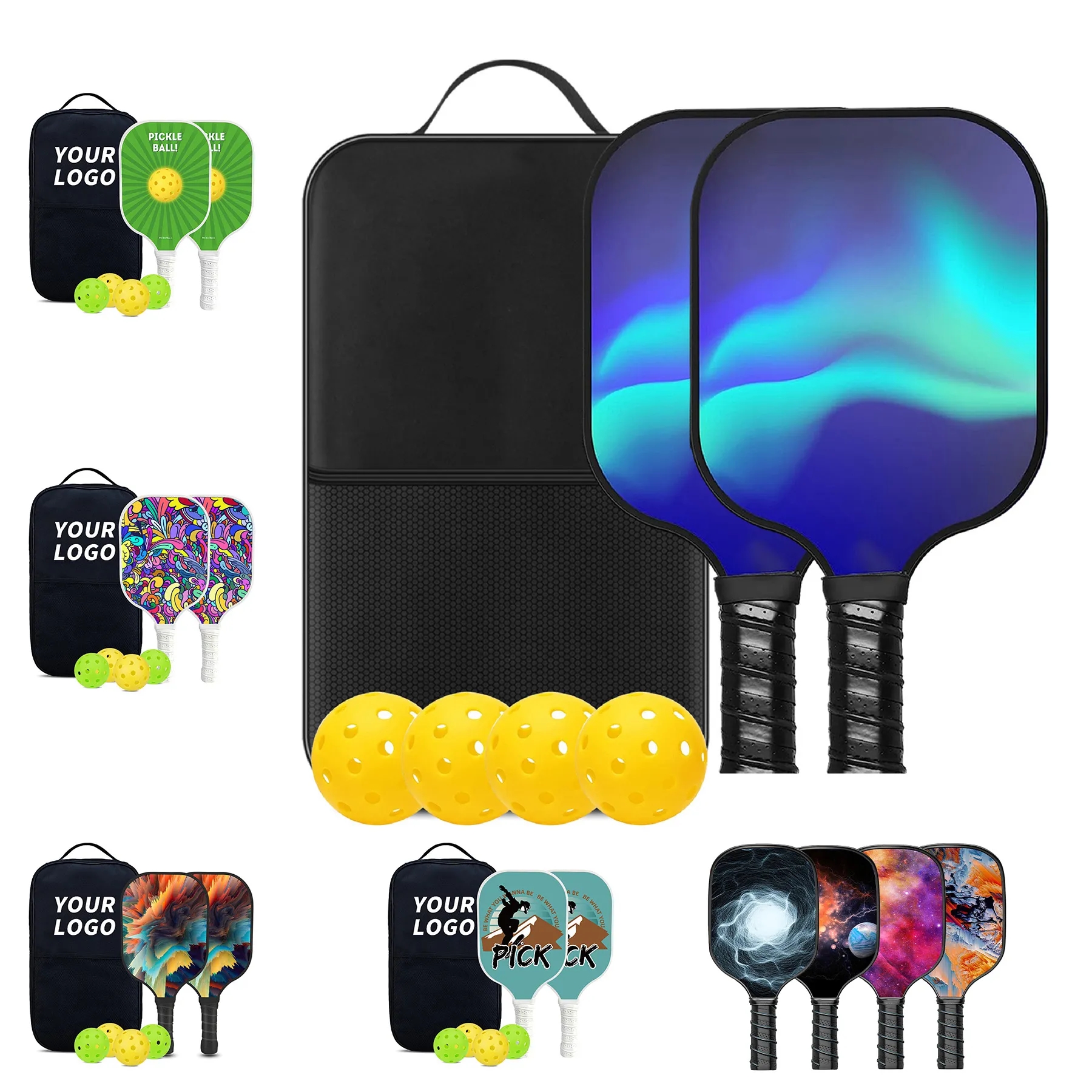 Approved Pickleball Racquets Set of 2 6
