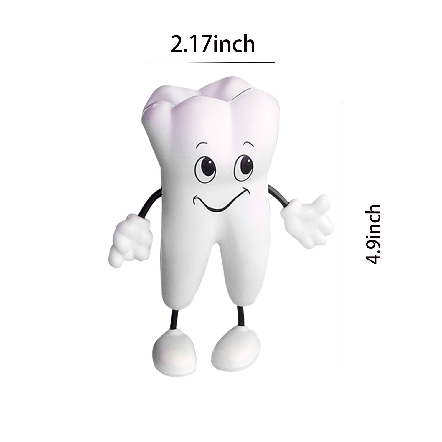 PU Foam Hand Foot Human Teeth Toy 8