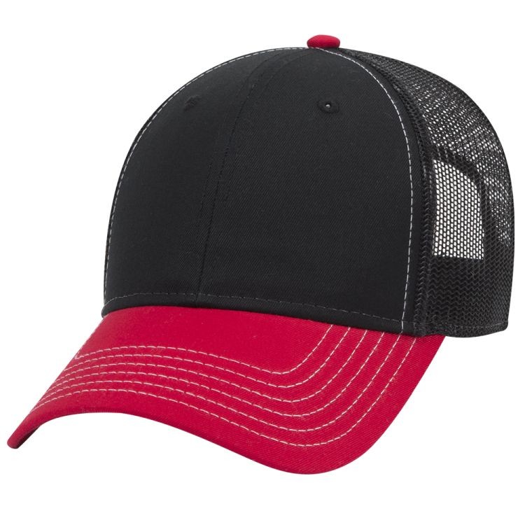 OTTO CAP® 6 Panel Low Profile Mesh Back Trucker Hat 182