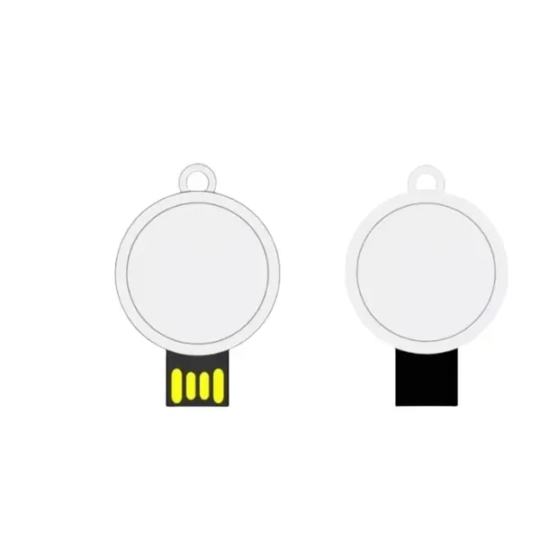 Rotating Badge USB Drive - Portable Flash Memory Stick 3