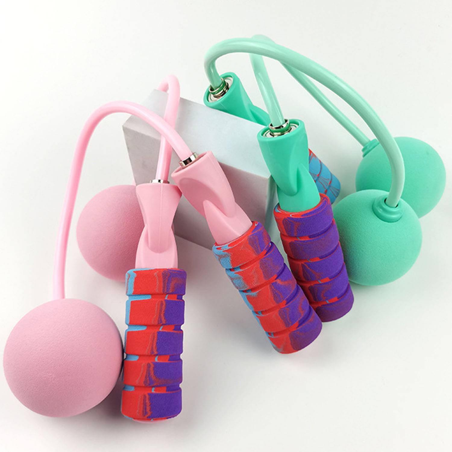 Fitness dual-purpose weight-bearing silent ropeless skipping 3