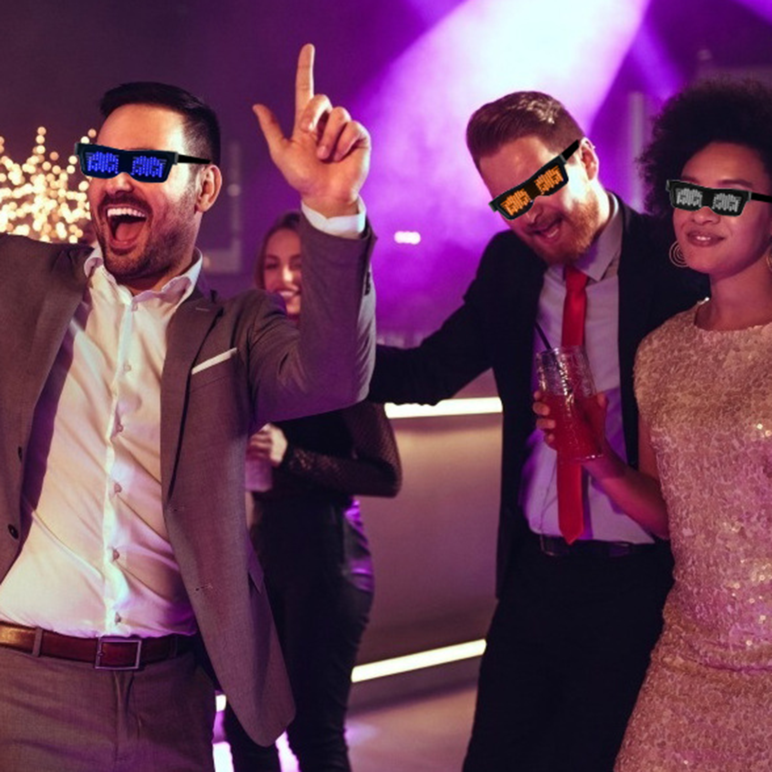 Customized Bluetooth Magic LED Glasses 9