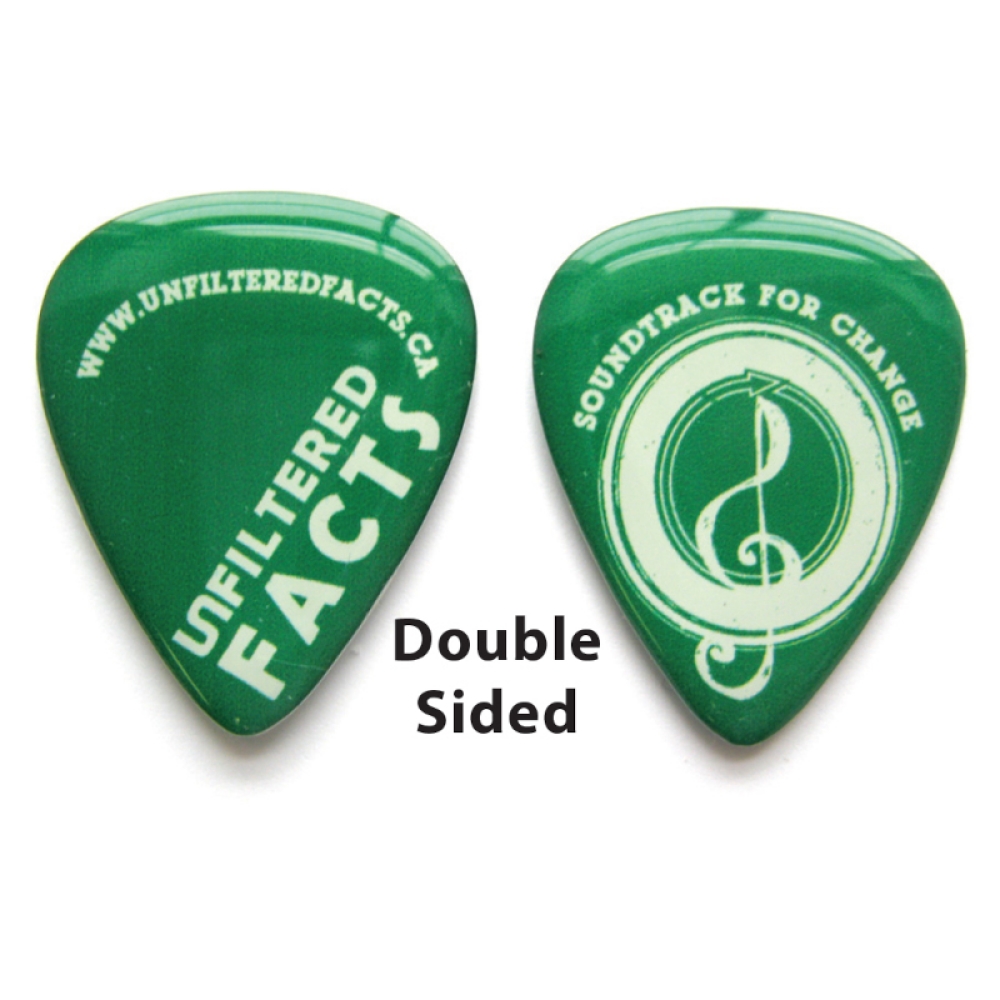 Novelty Pick with Double Sided Imprint