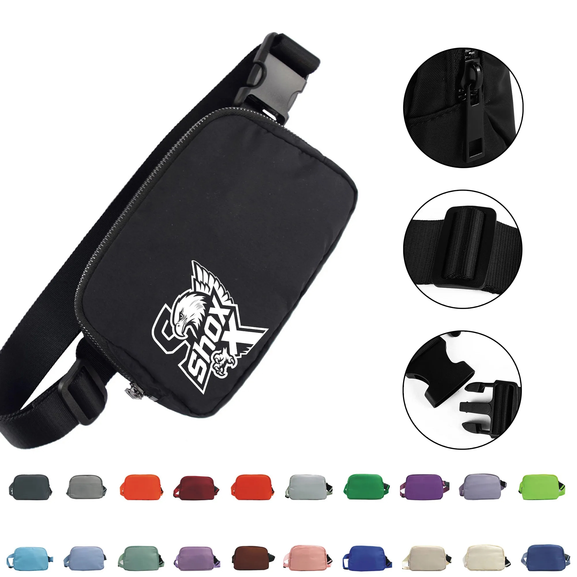 MOQ 20 Outdoor Nylon Crossbody Bag 3