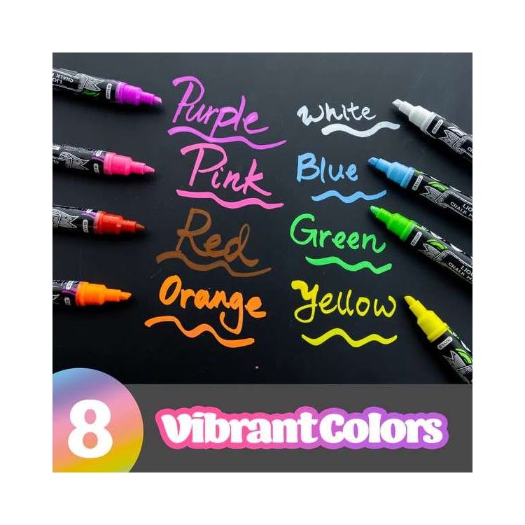 Wet Erase Chalk Markers Assorted 1