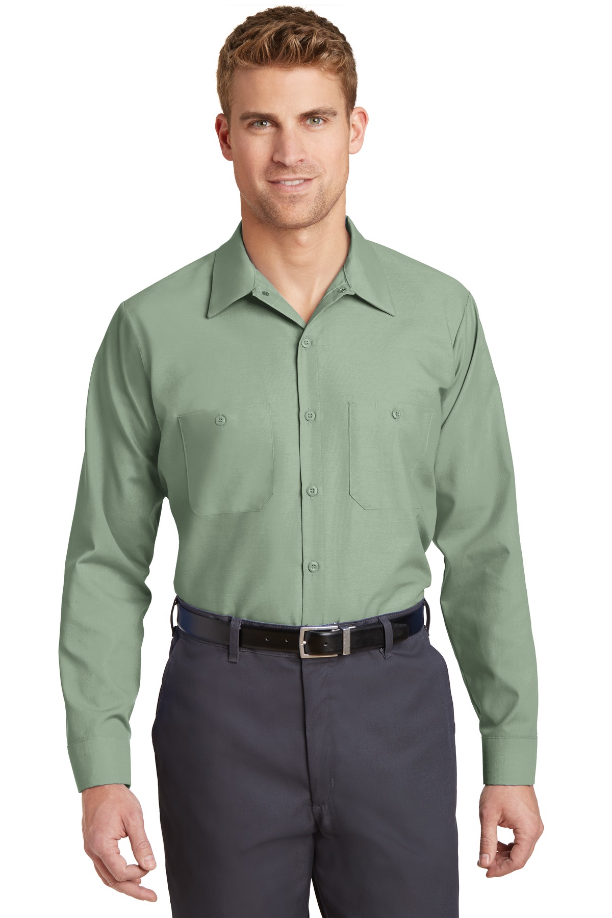 Red Kap Long Sleeve Industrial Work Shirt. SP14 32