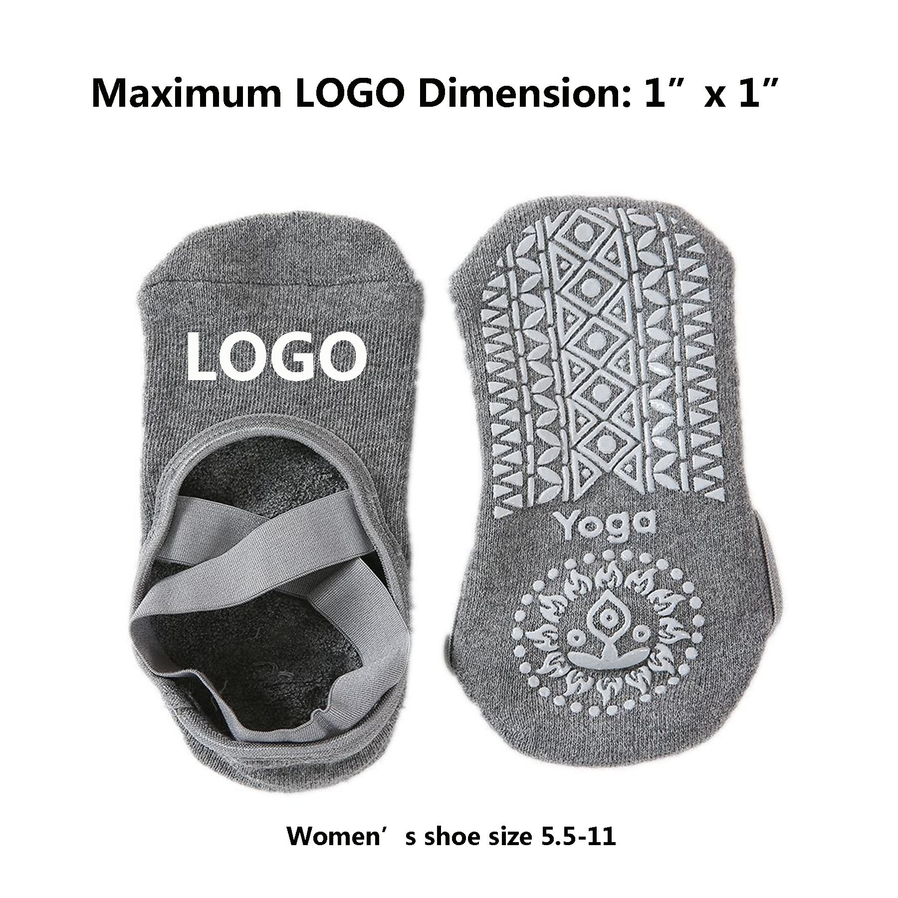 Non Slip Yoga Socks with Grips 1