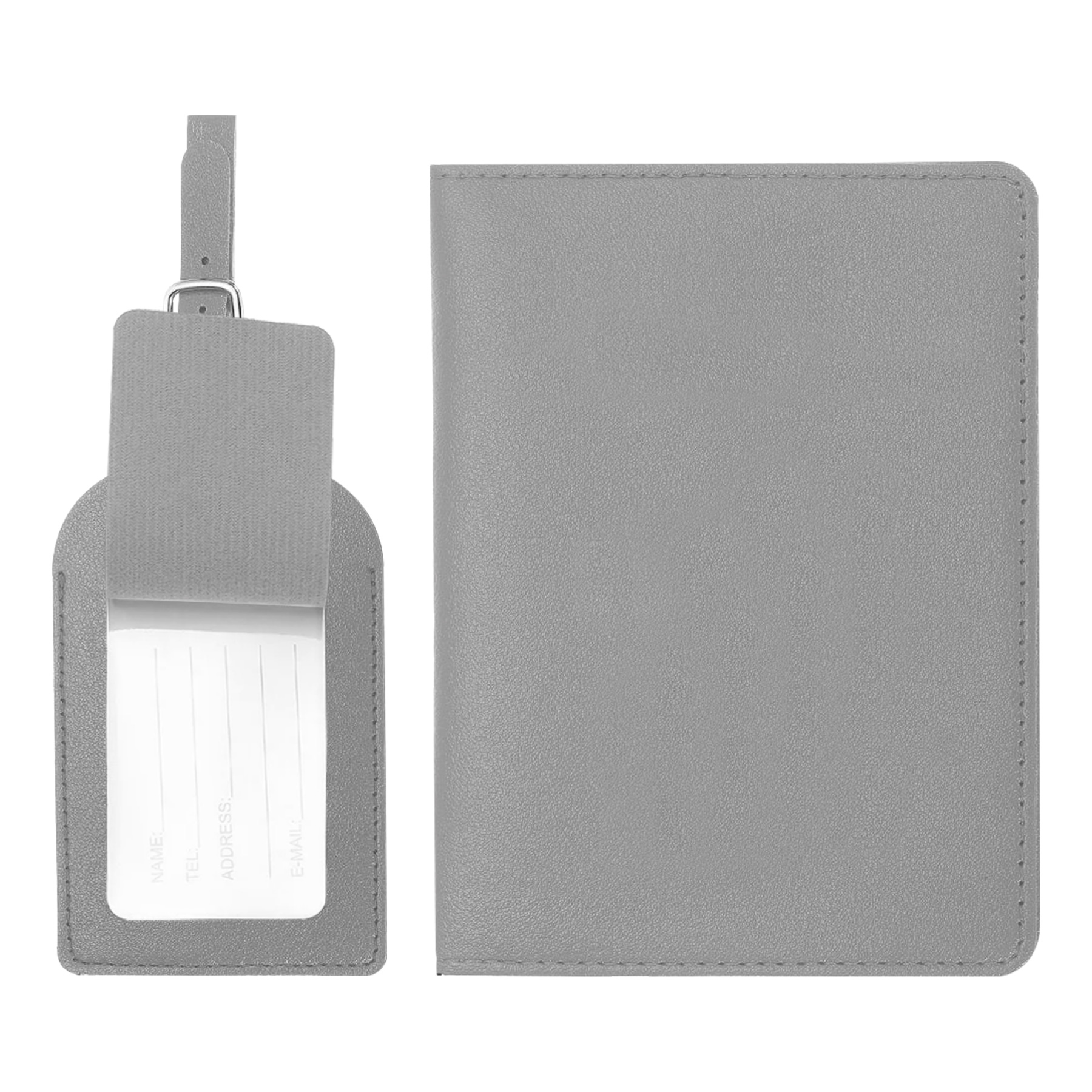 PU Passport Cover and Luggage Tag Set 2
