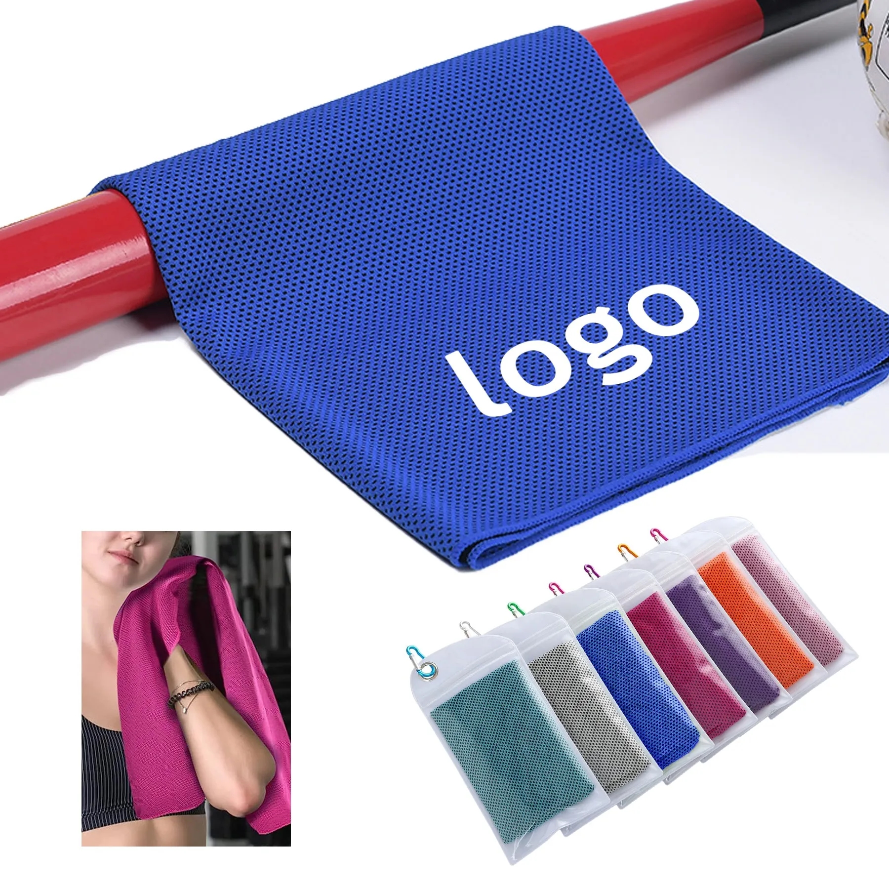 Cooling Towel with Zip Pocket 3