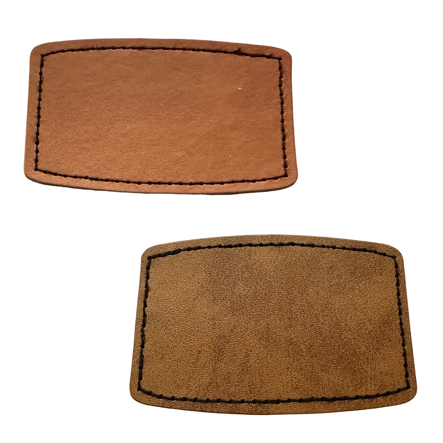 Rectangle Shape Leatherette Patch 3