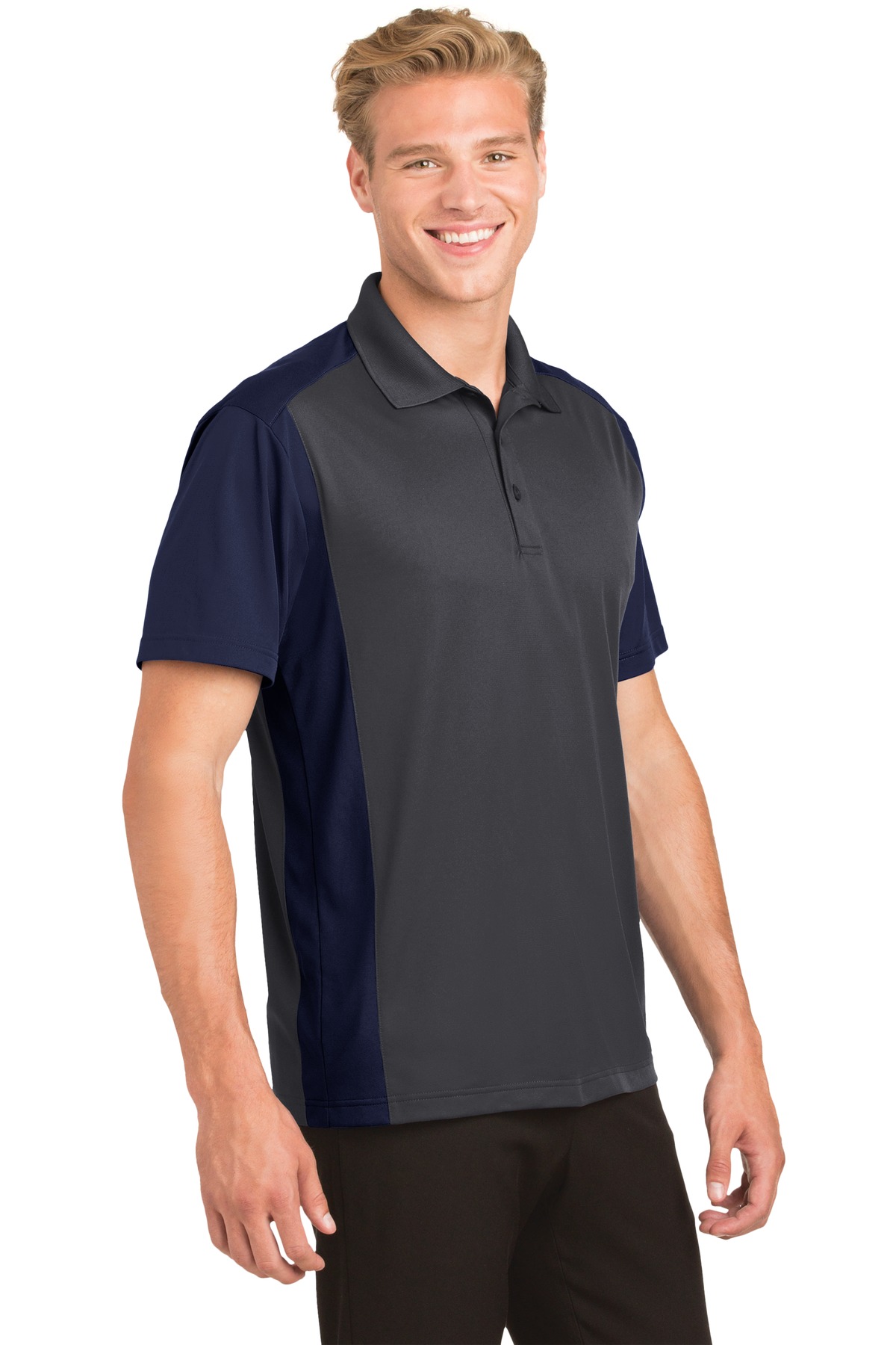 Sport-Tek Colorblock Micropique Sport-Wick Polo. ST652 15