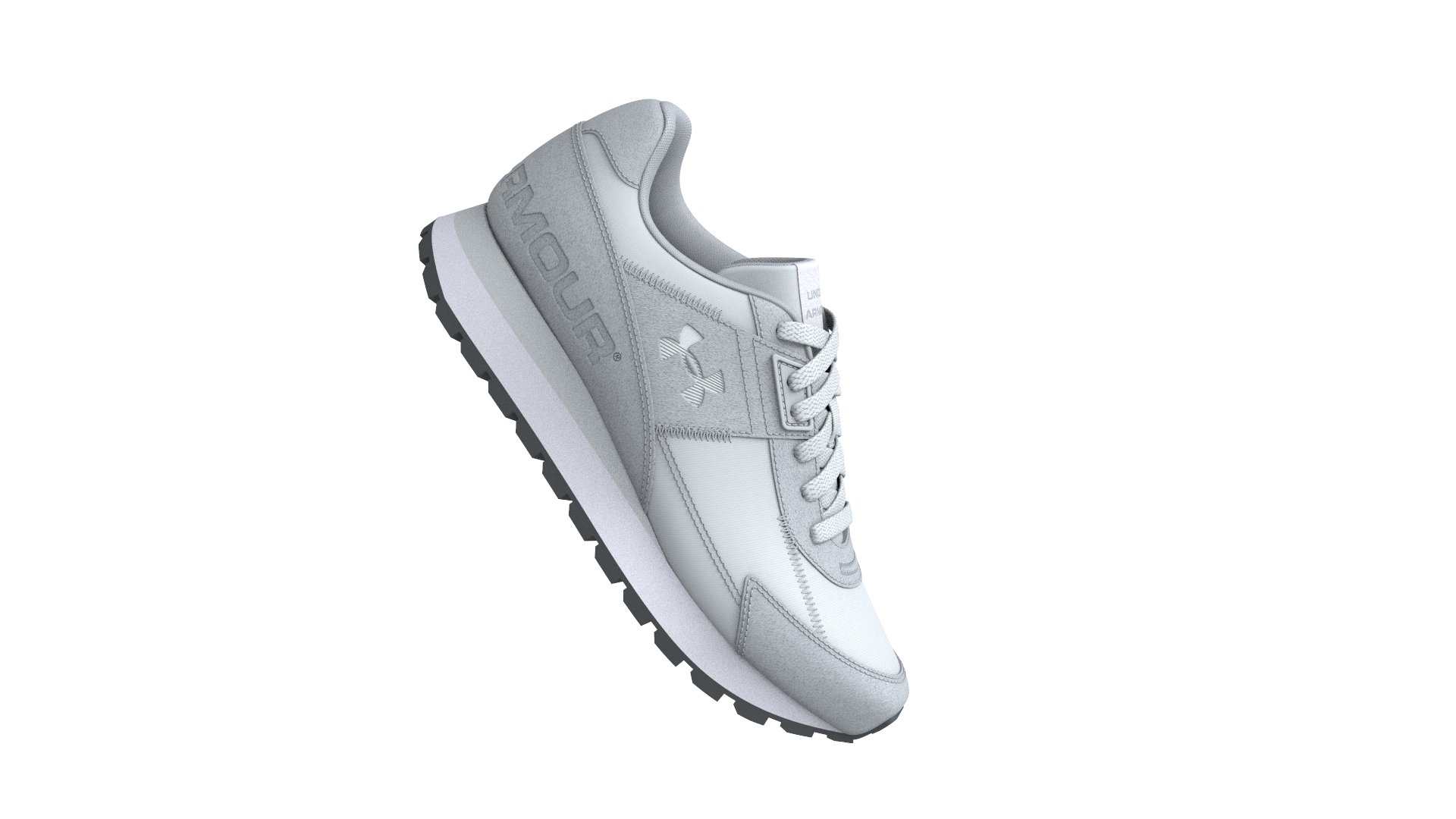 UA Essential Runner Grade School Shoes 3