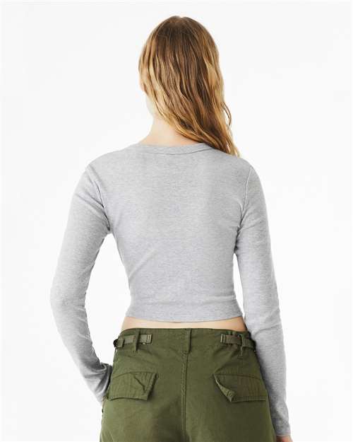 Women's Micro Rib Long Sleeve Baby Tee