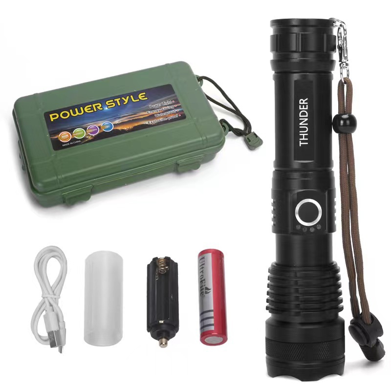 Rechargeable LED Flashlights High Lumens(2400mAh) 2