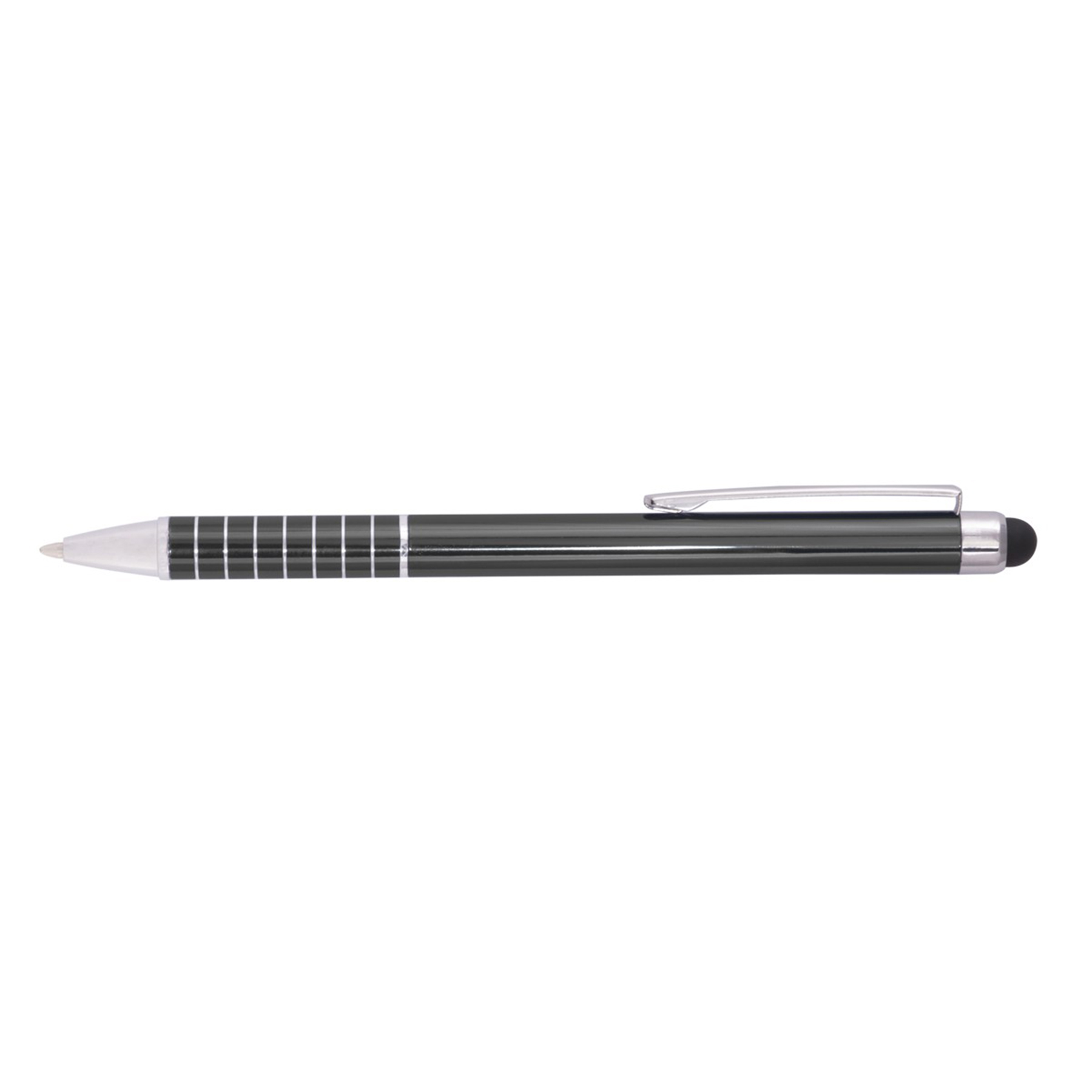 Stylus Ballpoint Pen & Stripped Grip and Shining Accents 3