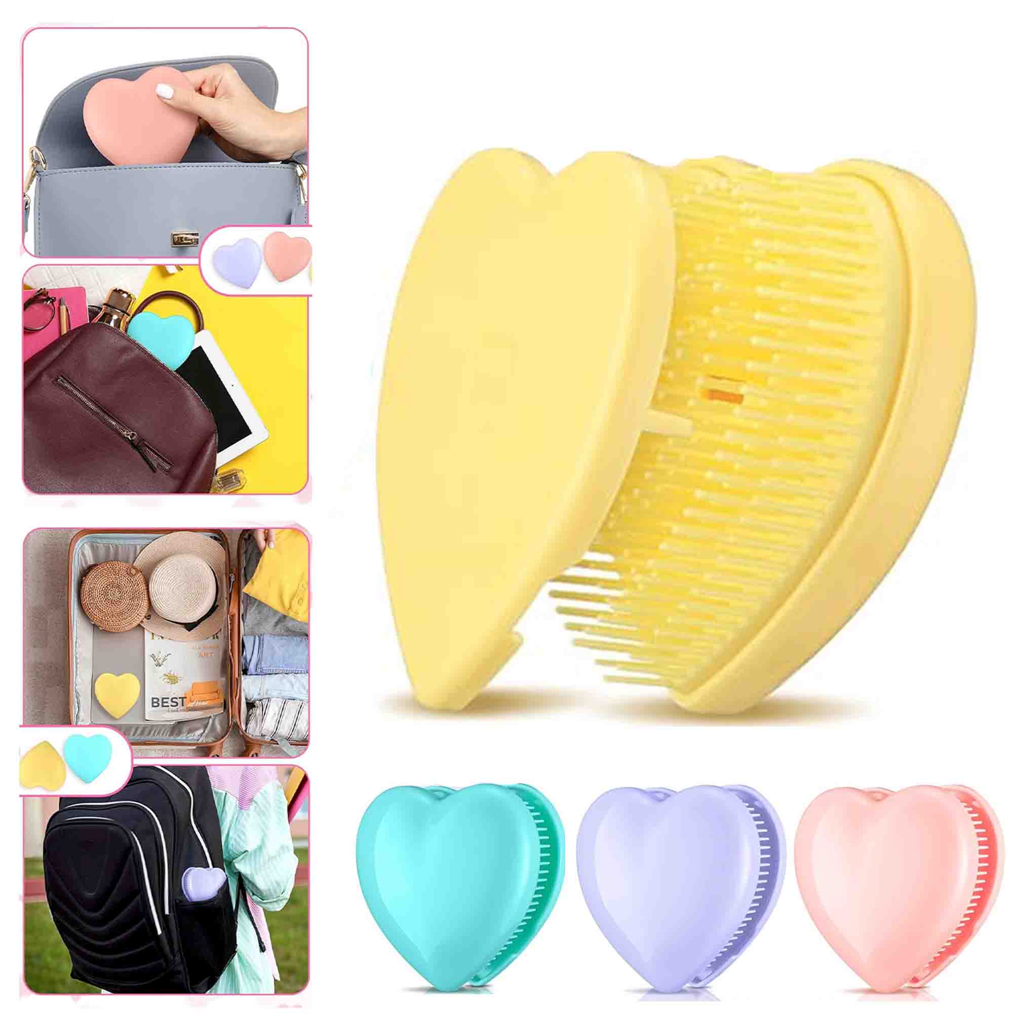 Heart Shape Vented Hair Brush Wet & Dry Styling Hair Brush 2